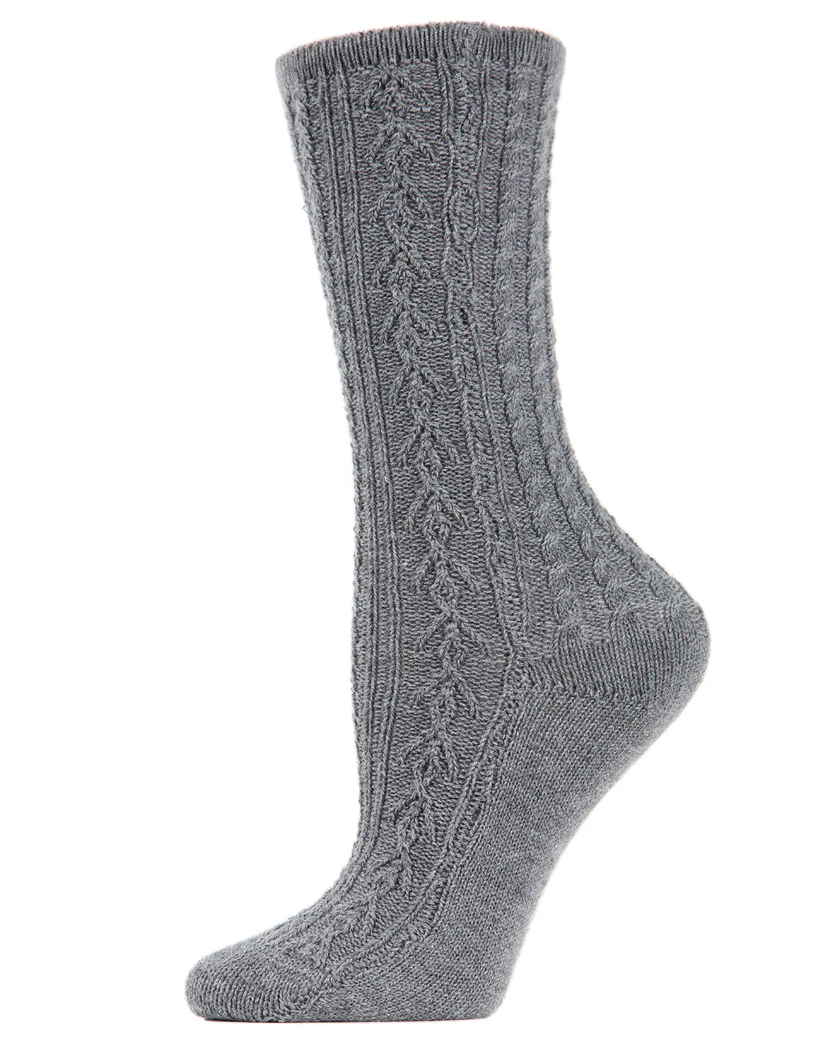 Women's Classic Cable Knit Vintage Style Crew Socks sold by MeMoi product image thumbnail 2