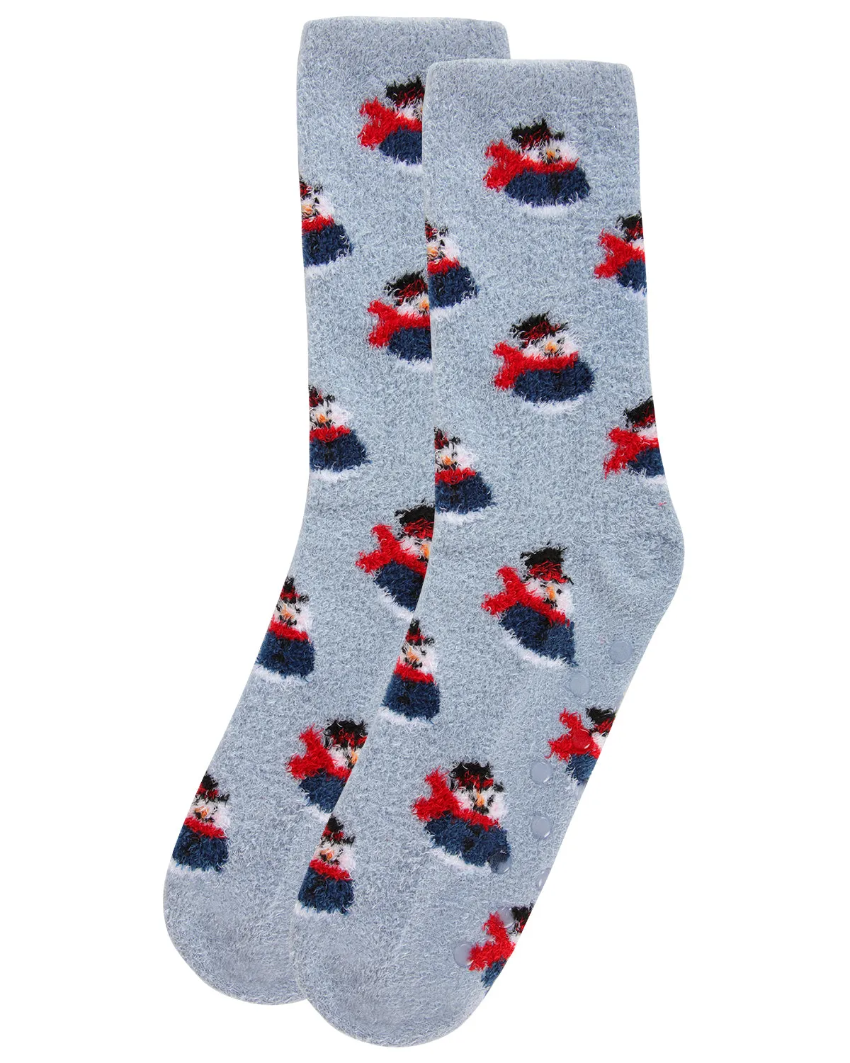 Snowman Cozy Non-Slip Crew Socks sold by MeMoi product image thumbnail 3