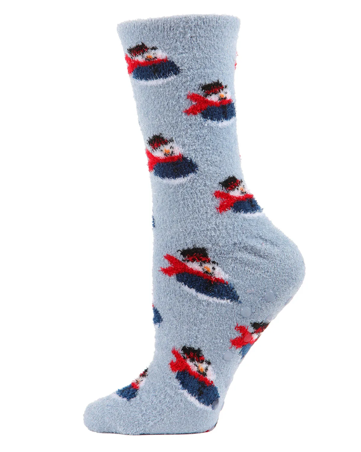 Snowman Cozy Non-Slip Crew Socks sold by MeMoi