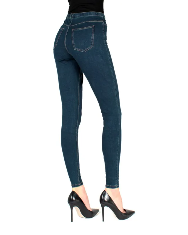 Women's Alta Denim Jean High Waist Leggings sold by MeMoi