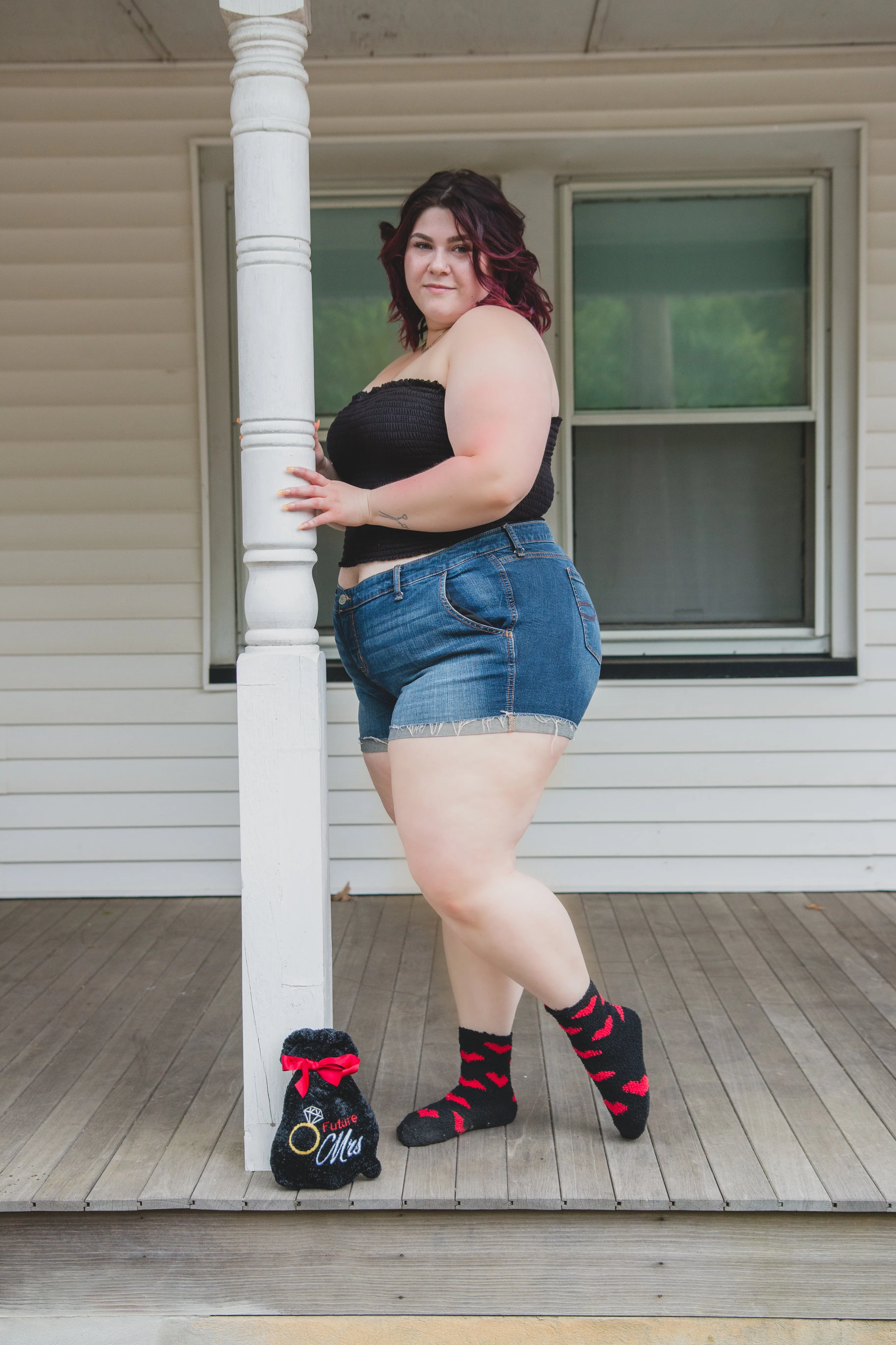 Future Mrs. Cozy Socks & Gift Bag Set sold by MeMoi product image thumbnail 3