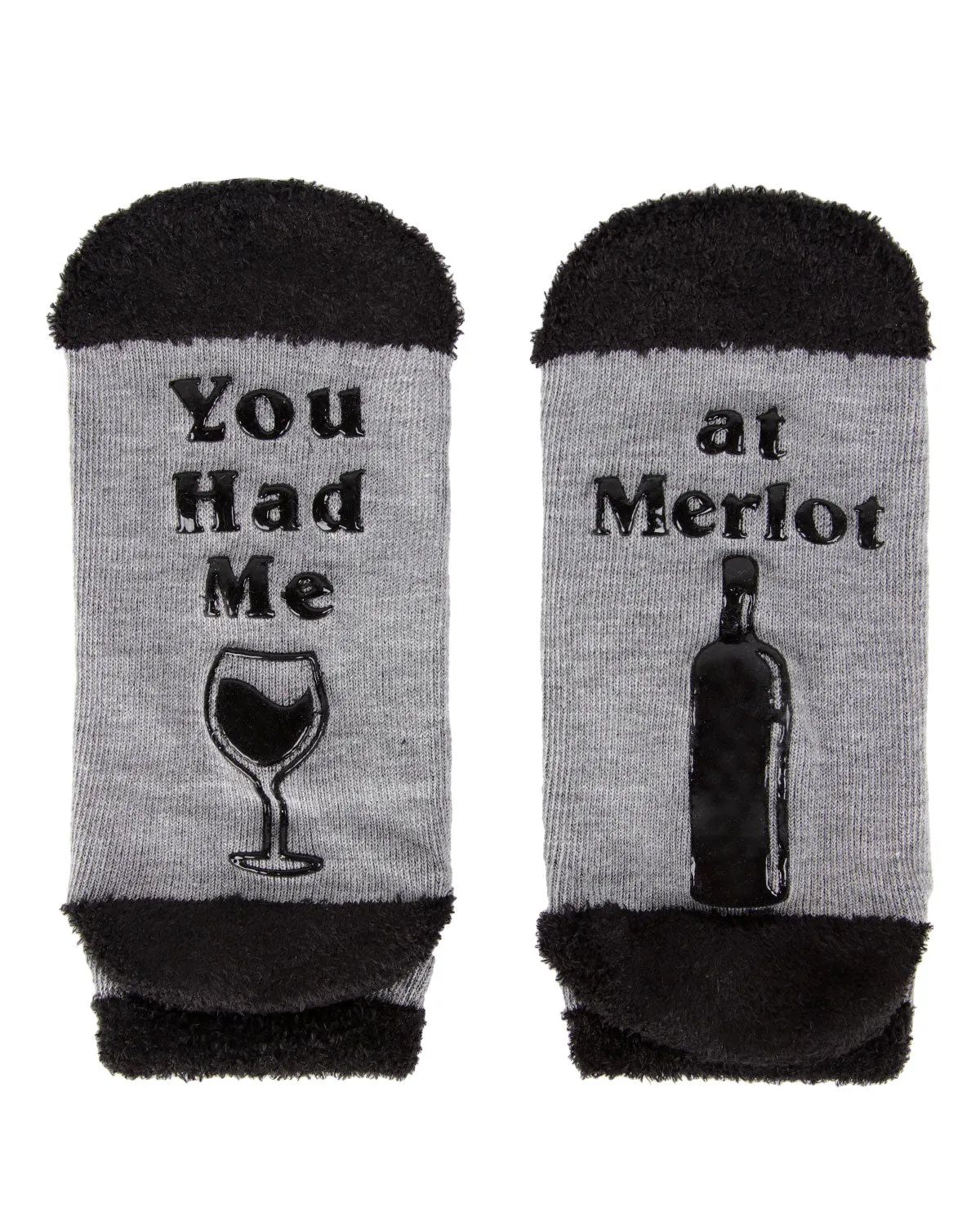 Women's You Had Me At Merlot Low-Cut Non-Skid Socks sold by MeMoi product image thumbnail 2