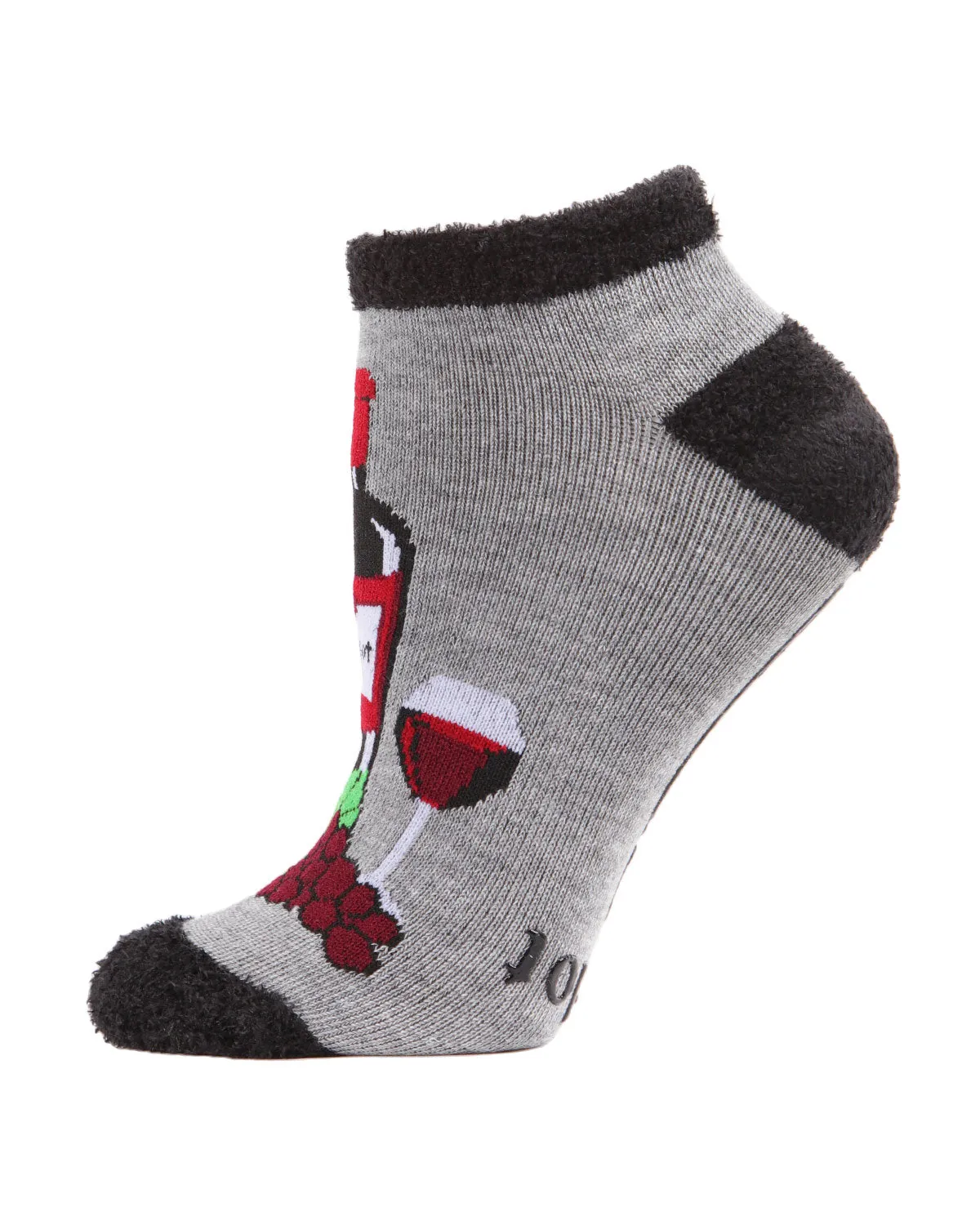 Women's You Had Me At Merlot Low-Cut Non-Skid Socks sold by MeMoi product image thumbnail 4