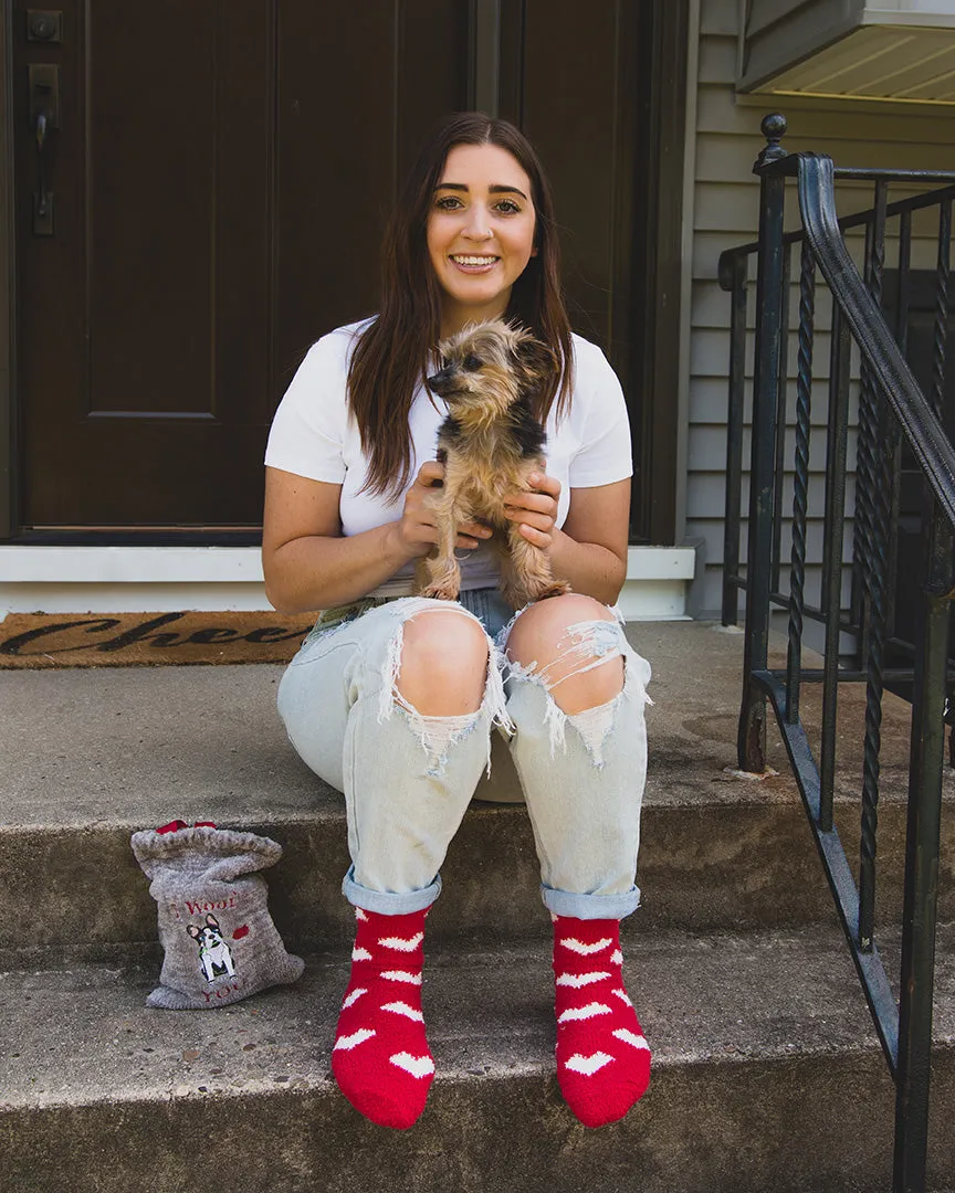 I Woof You Cozy Socks & Gift Bag Set sold by MeMoi product image thumbnail 3