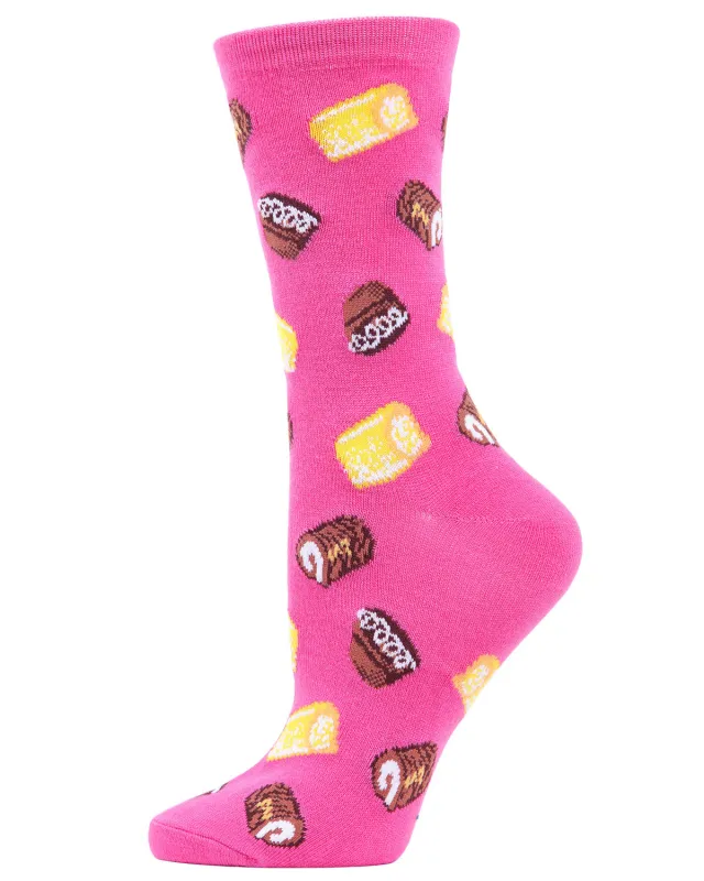Sweets Bamboo Blend Crew Socks sold by MeMoi