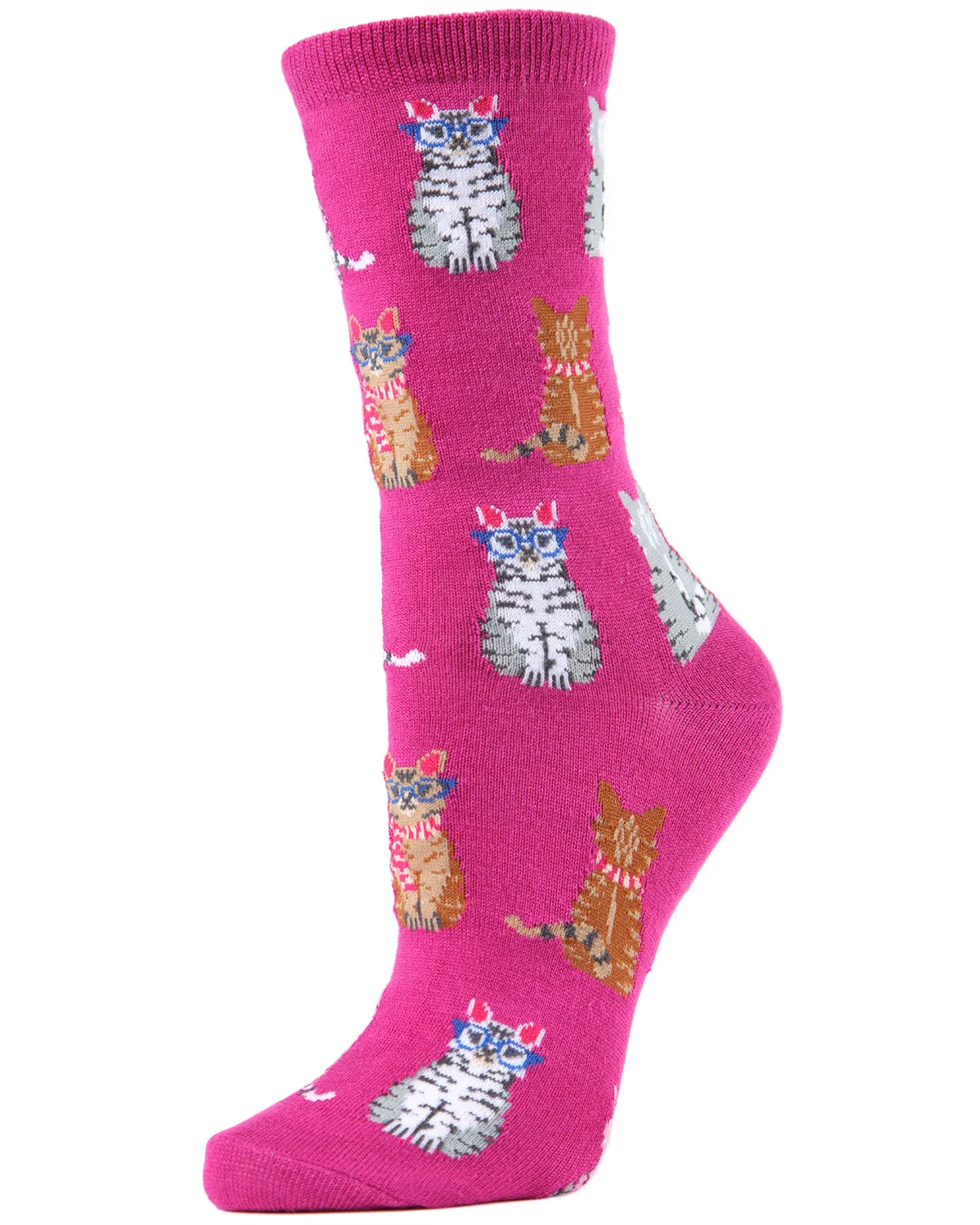 Studious Cats Bamboo Blend Crew Socks sold by MeMoi