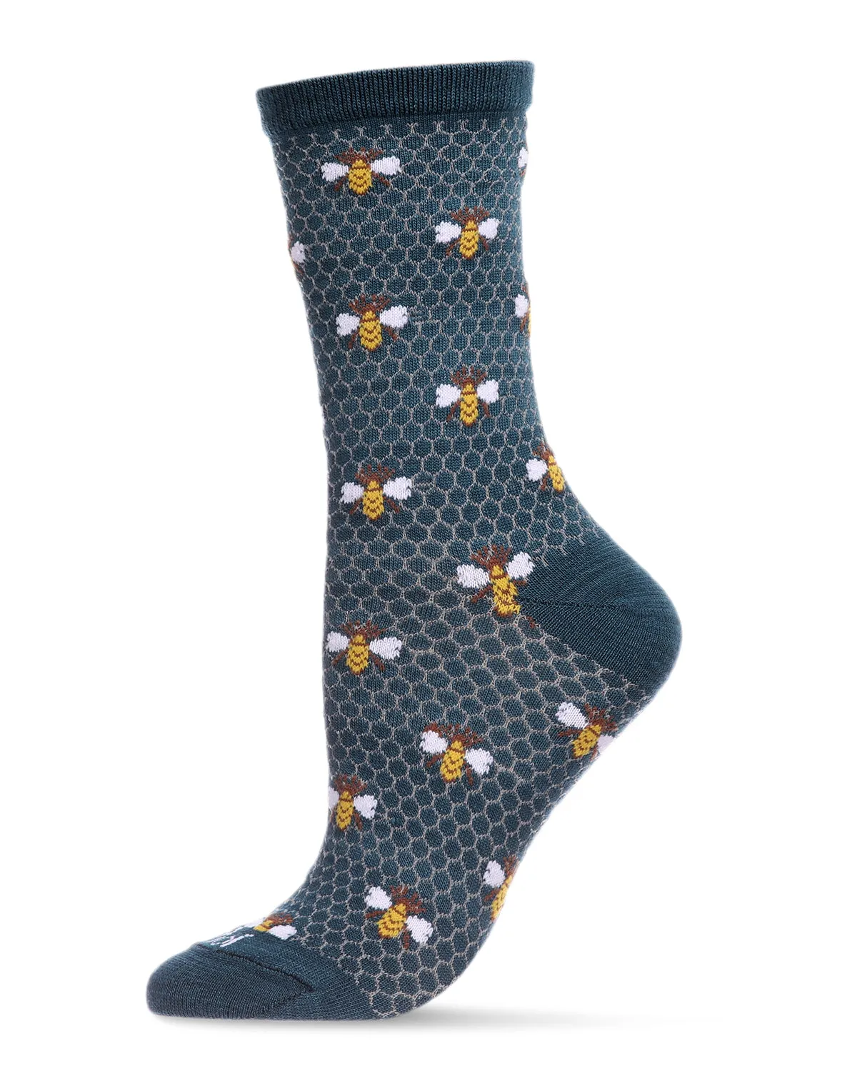Honey Bee Bamboo Blend Crew Socks sold by MeMoi product image thumbnail 3