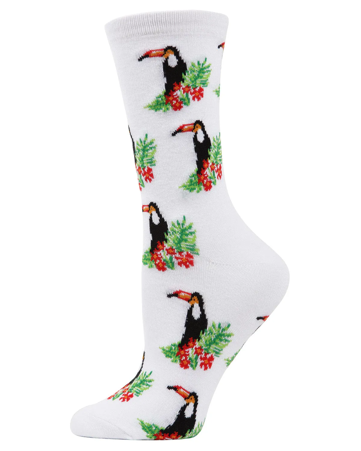 Toucan Bamboo Blend Crew Socks sold by MeMoi product image thumbnail 2