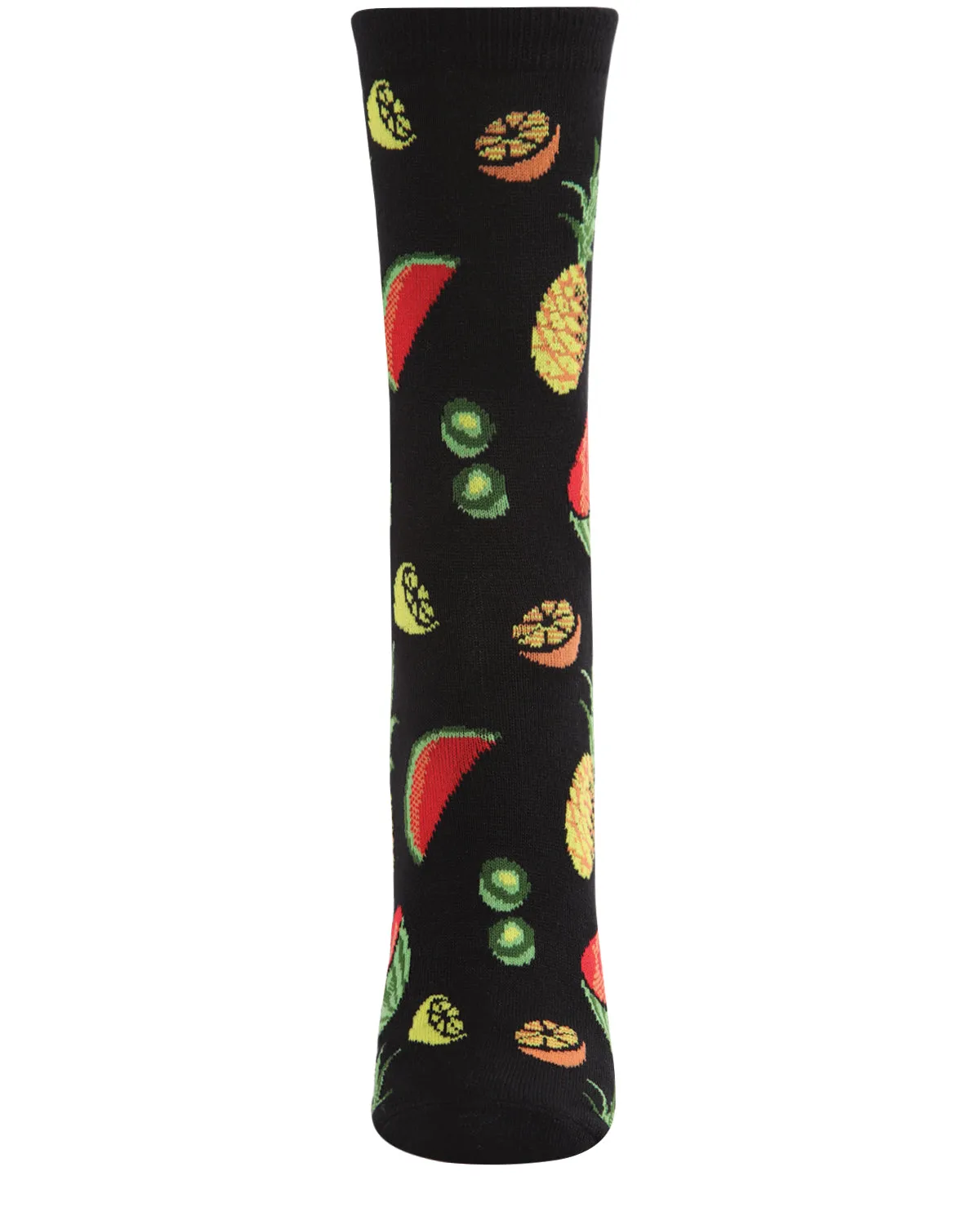 Tropical Fruit Bamboo Blend Crew Socks sold by MeMoi product image thumbnail 5