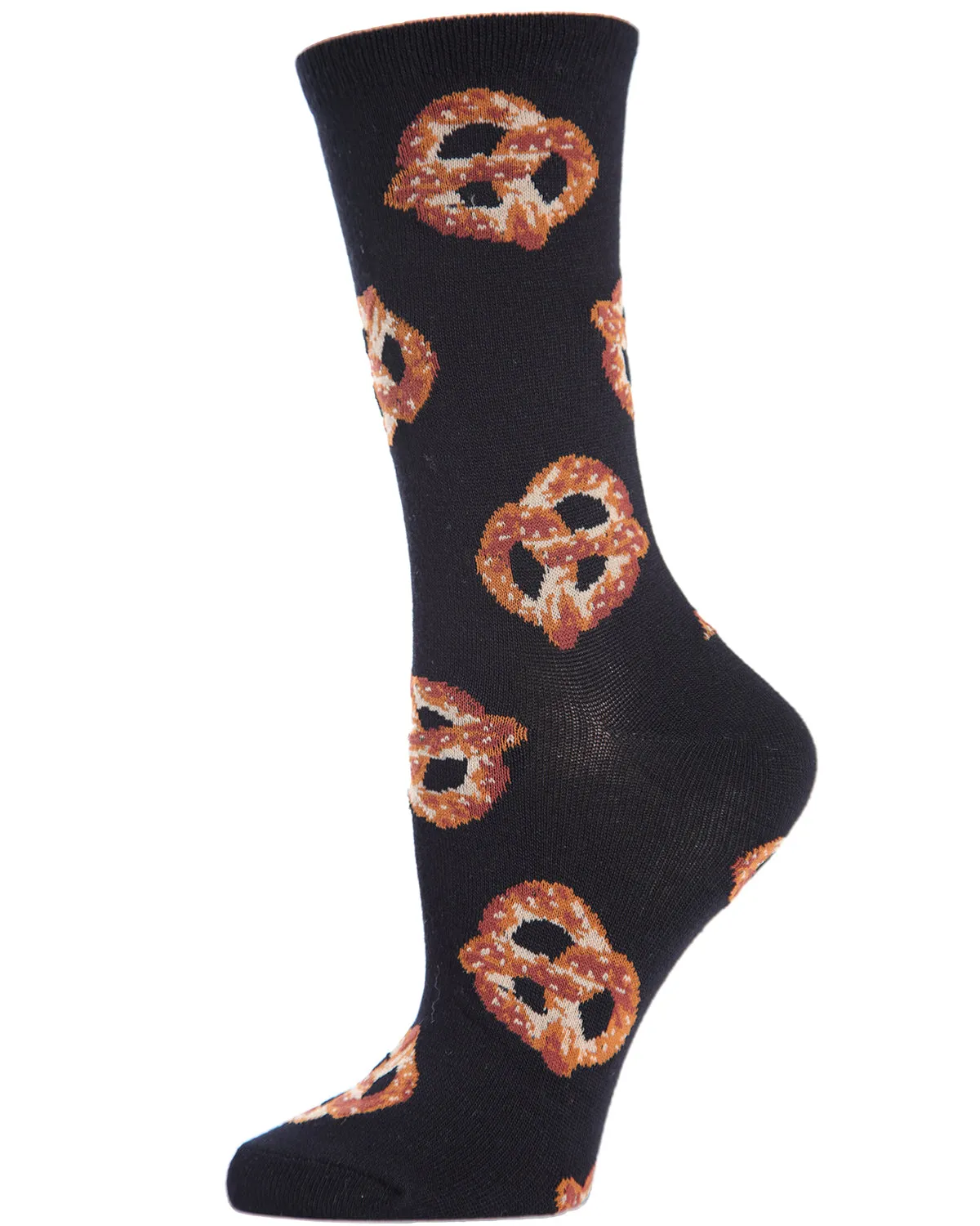 Hot Pretzel Bamboo Blend Crew Socks sold by MeMoi