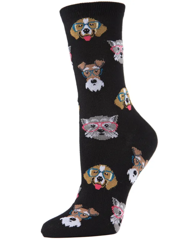 Professor Dogs Bamboo Blend Crew Socks sold by MeMoi