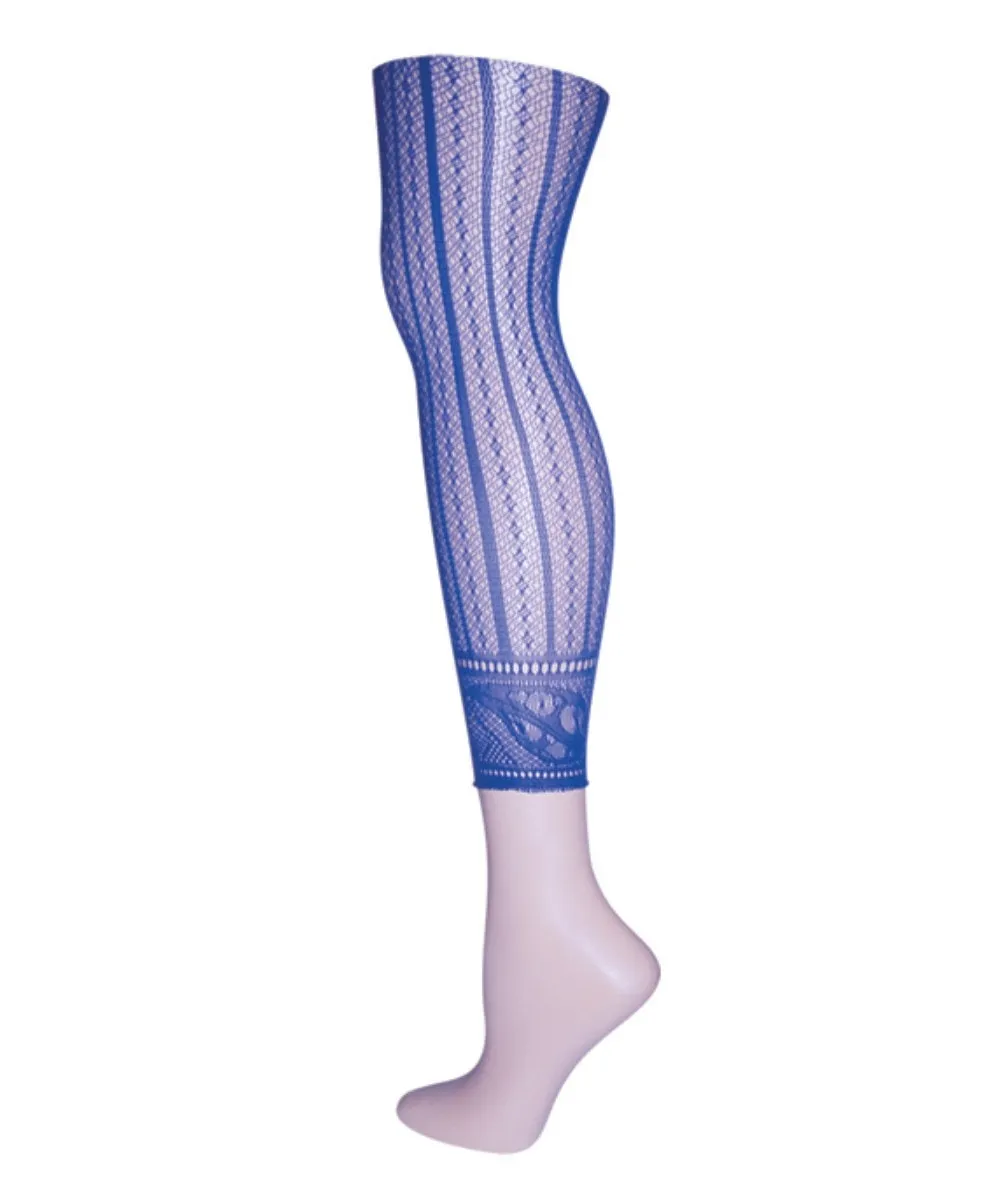 Moonlight Blue Linear Footless Net Tights sold by MeMoi product image thumbnail 4