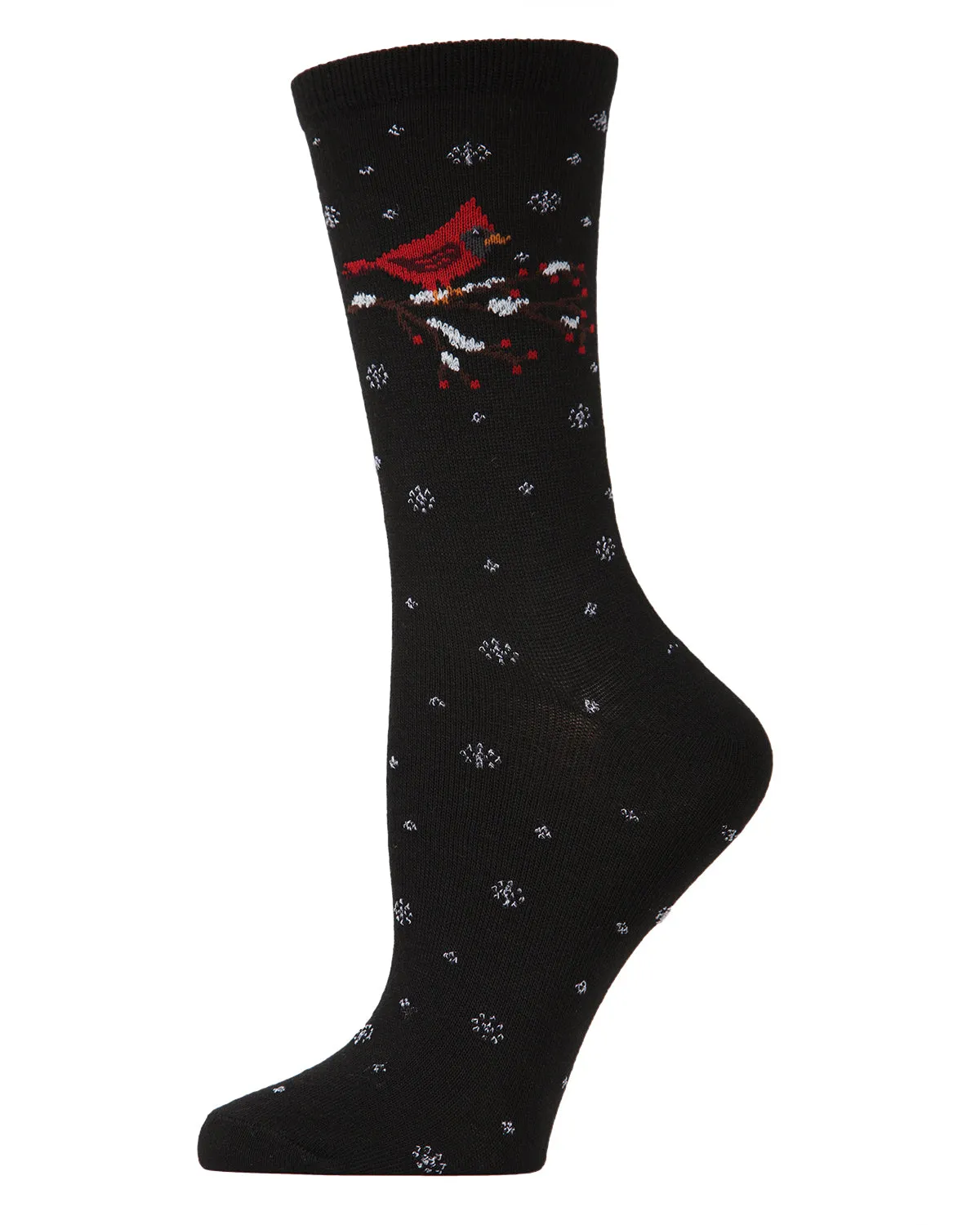 Women's Christmas Cardinal Crew Socks sold by MeMoi