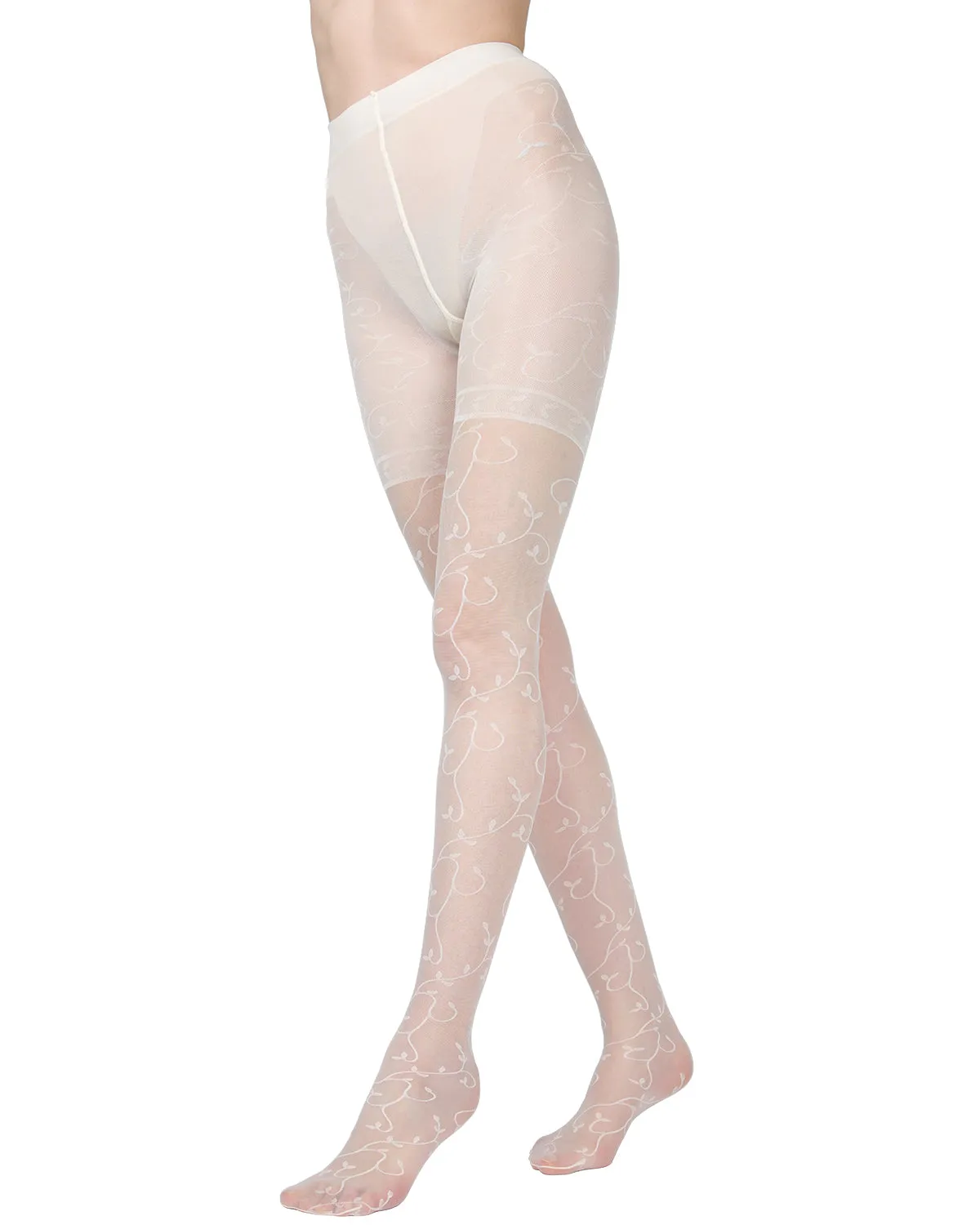 Women's Divine 20 Denier Sheer Vine Control Top Pantyhose sold by MeMoi product image thumbnail 3