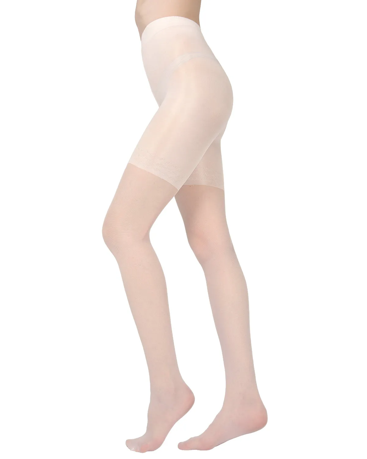 Women's Essence Slimming Brief Sheer Compression Pantyhose sold by MeMoi product image thumbnail 4