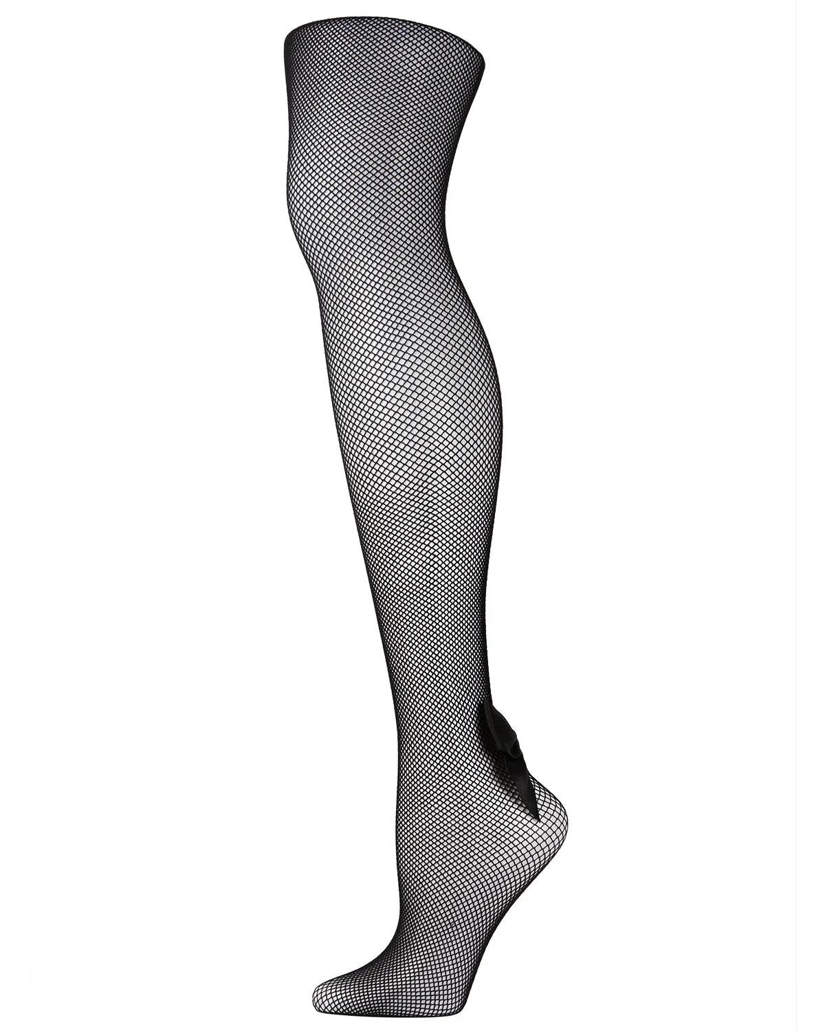 Women's Backseam Bow Nylon Fishnet Tights sold by MeMoi product image thumbnail 3