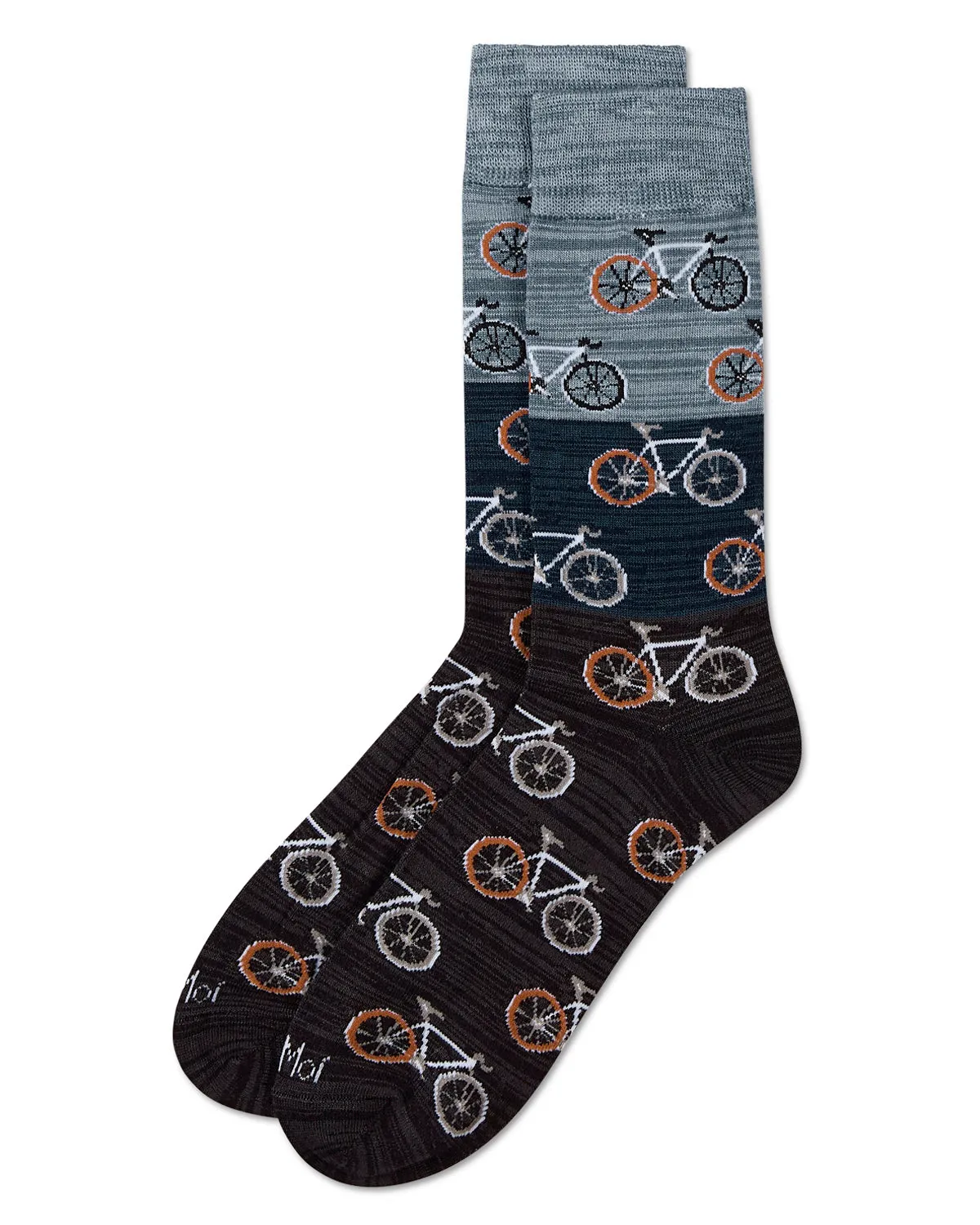 Men's Bicycles Patterned Rayon From Bamboo Crew Socks sold by MeMoi product image thumbnail 4