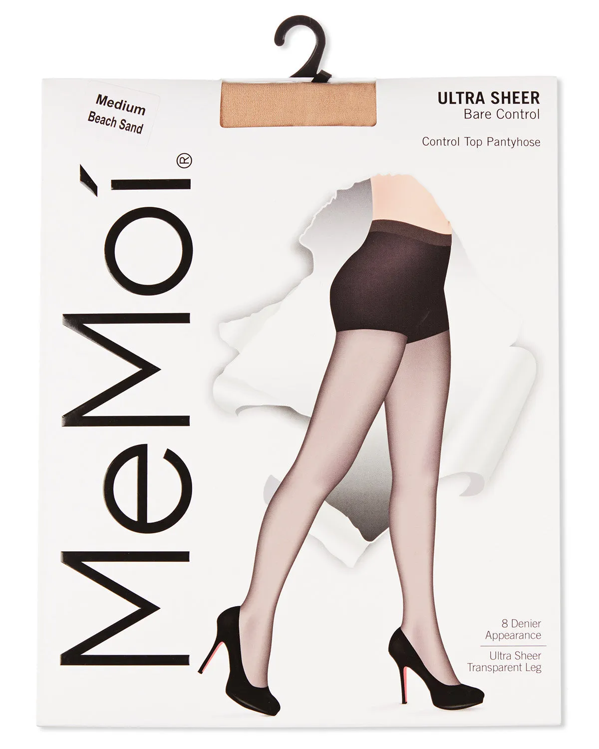 Women's Ultra Sheer 8 Denier Control Top Pantyhose sold by MeMoi product image thumbnail 3