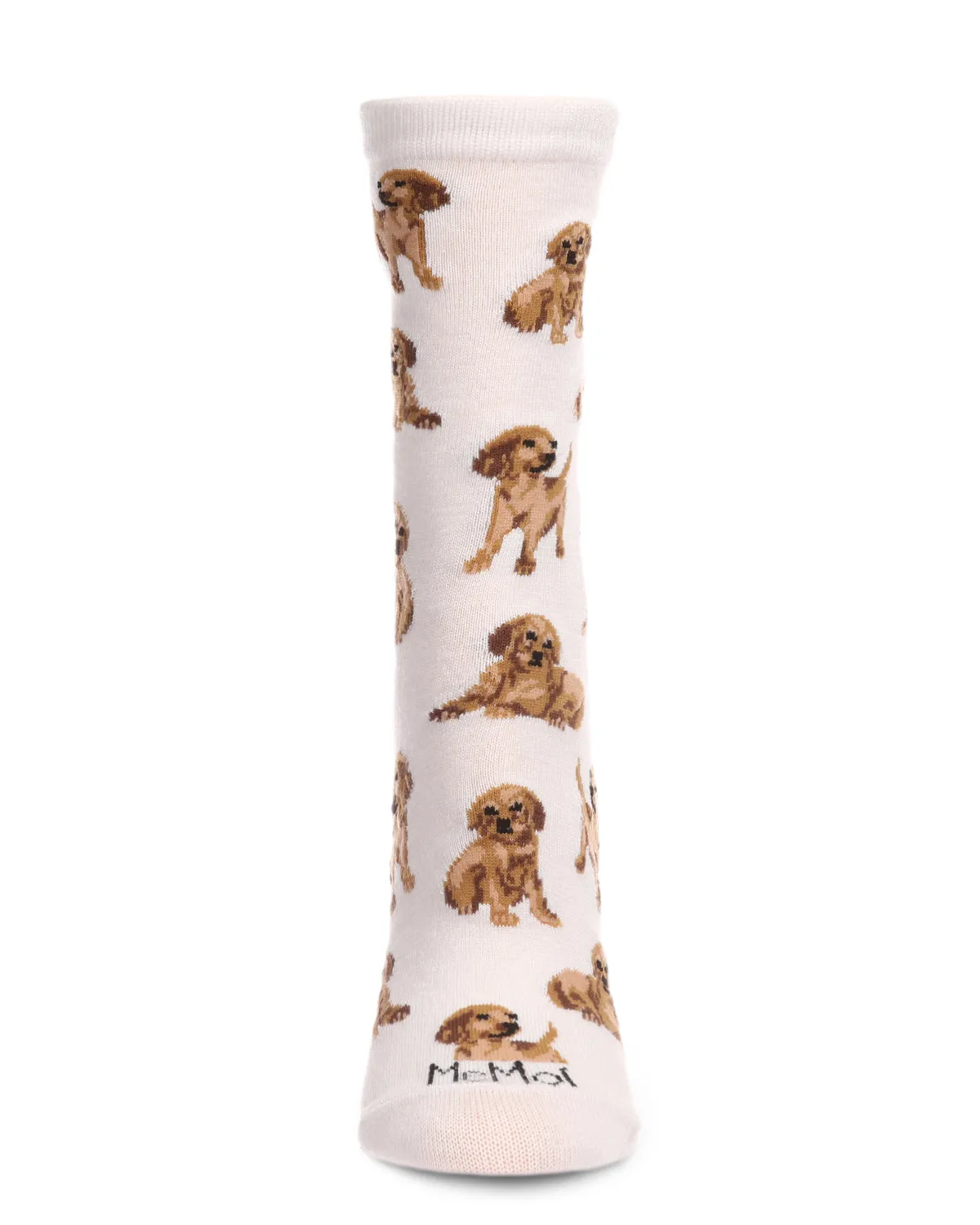 Golden Retriever Bamboo Blend Crew Socks sold by MeMoi product image thumbnail 4