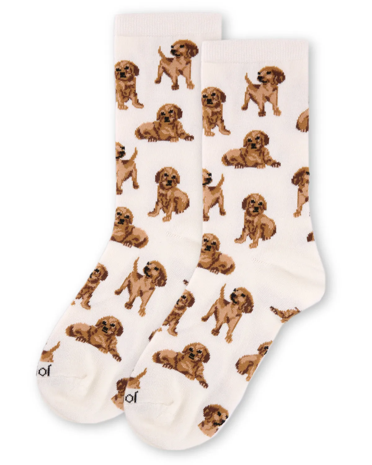 Golden Retriever Bamboo Blend Crew Socks sold by MeMoi product image thumbnail 5