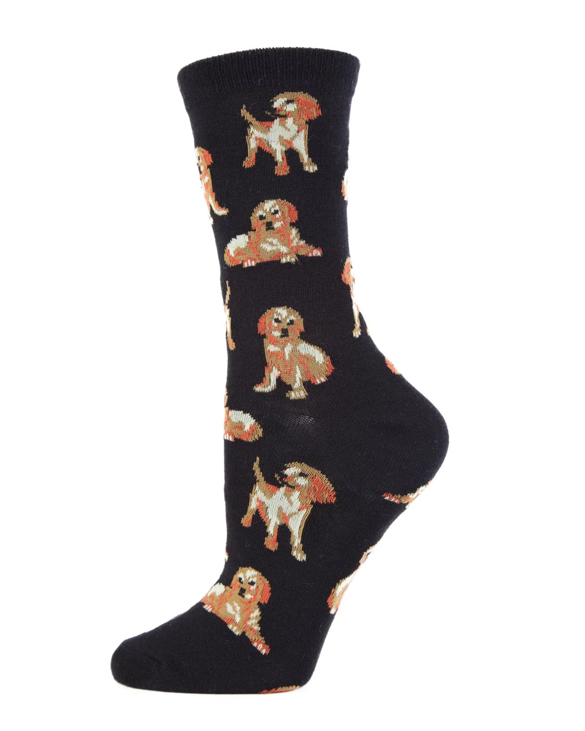 Golden Retriever Bamboo Blend Crew Socks sold by MeMoi product image thumbnail 2