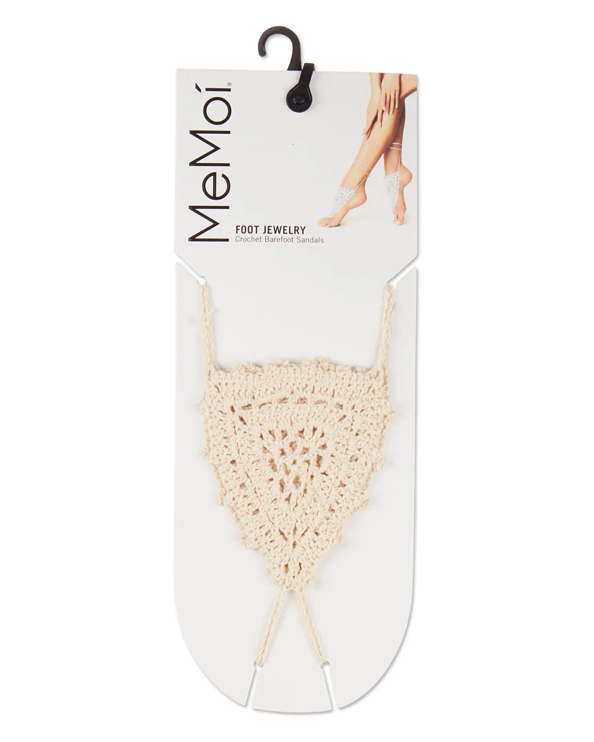 Shield Of Lace Crochet Barefoot Sandals sold by MeMoi product image thumbnail 4