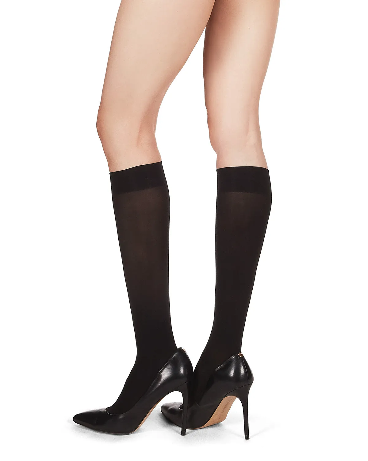 Microfiber Opaque 40 Denier Knee Highs sold by MeMoi product image thumbnail 2