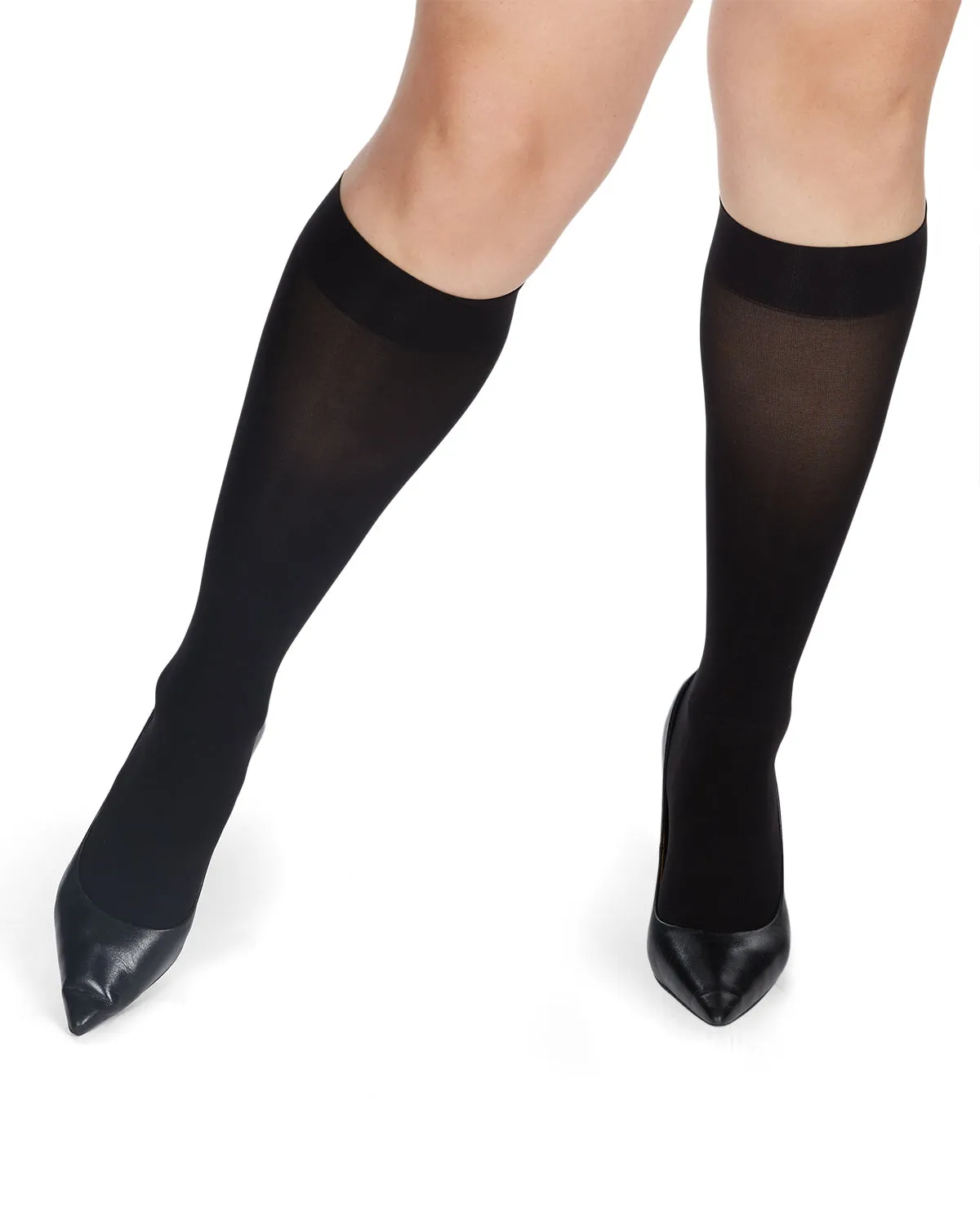 Microfiber Opaque 40 Denier Knee Highs sold by MeMoi product image thumbnail 4