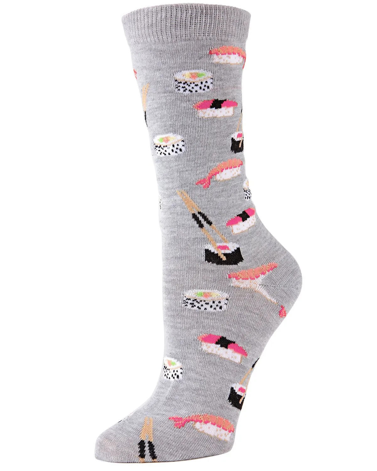 Sushi Bamboo Blend Crew Novelty Socks sold by MeMoi product image thumbnail 2