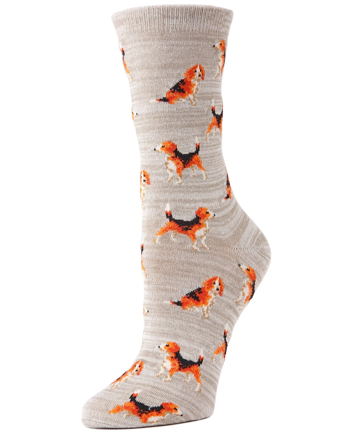 Women's American Beagle Bamboo Blend Crew Socks sold by MeMoi product image thumbnail 2