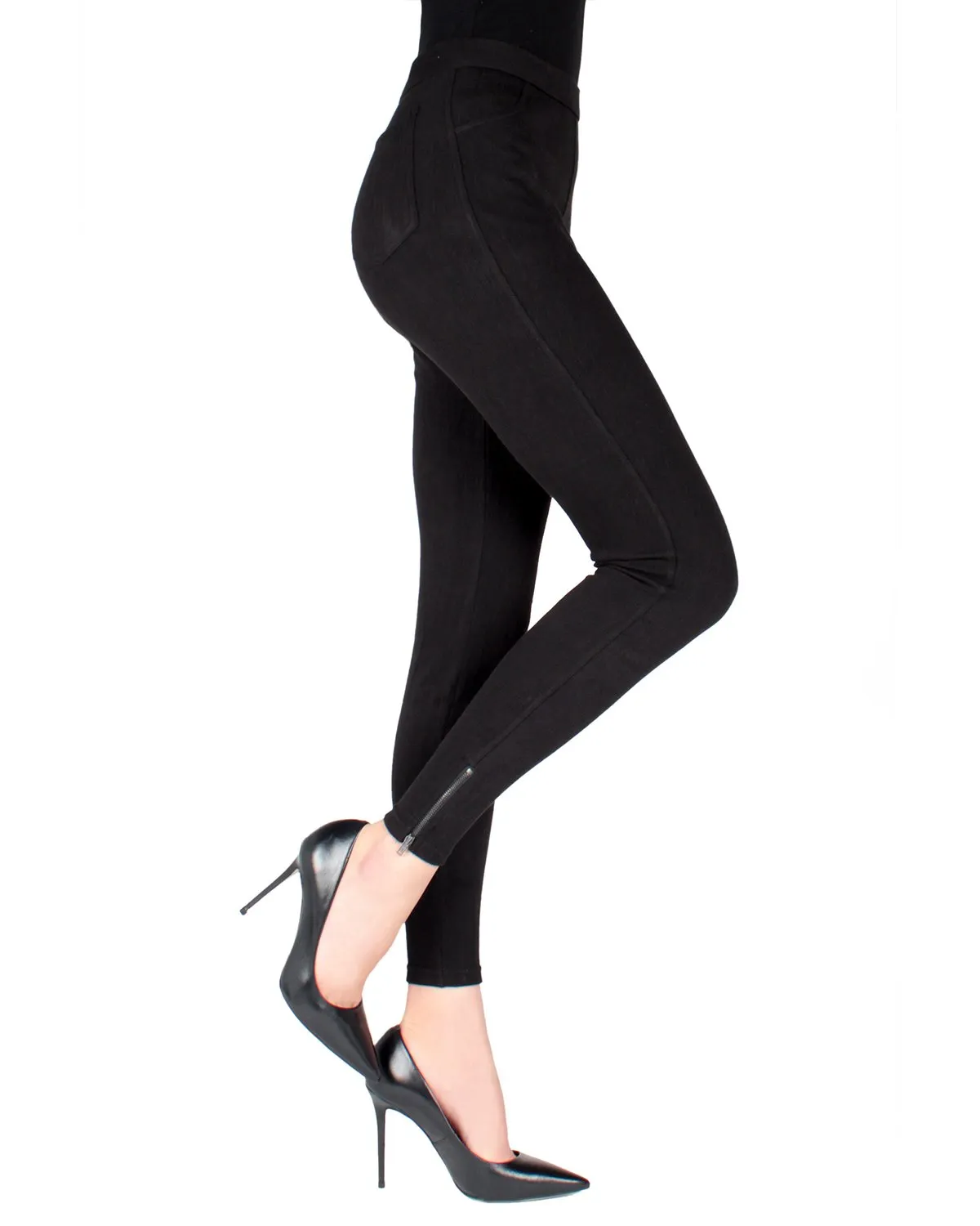 Women's Zipper Ankle Jean Leggings sold by MeMoi