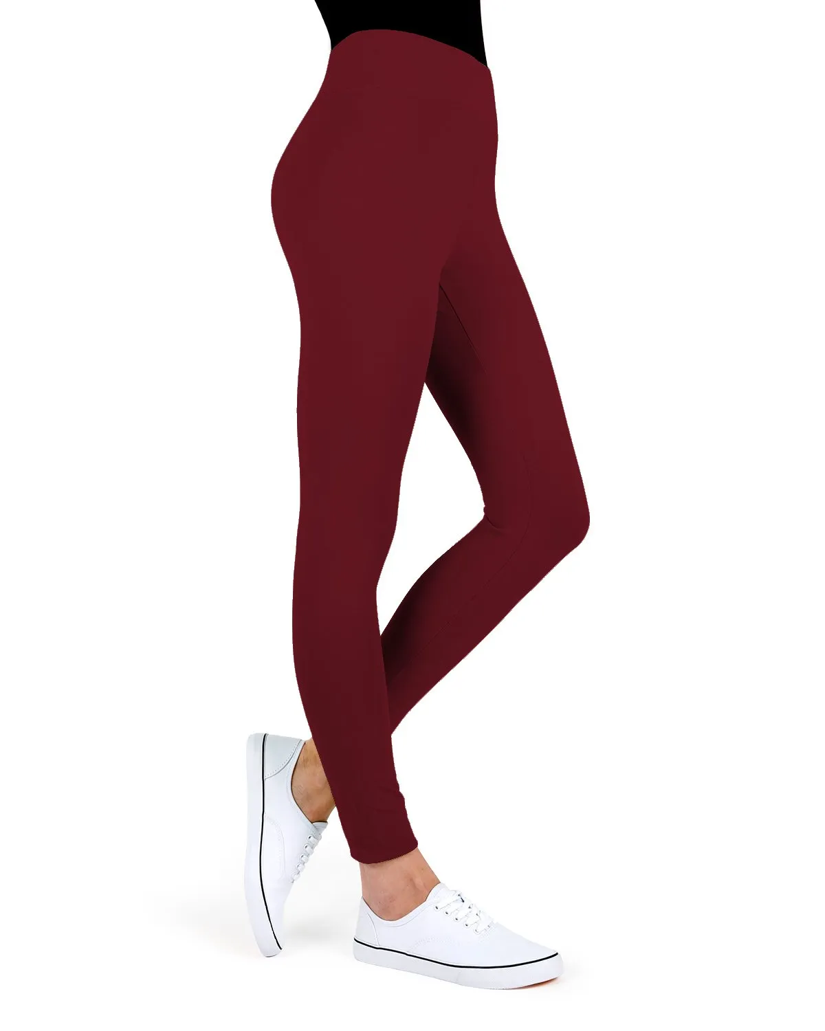 Women's Cotton Blend Basic Yoga Pants sold by MeMoi product image thumbnail 4