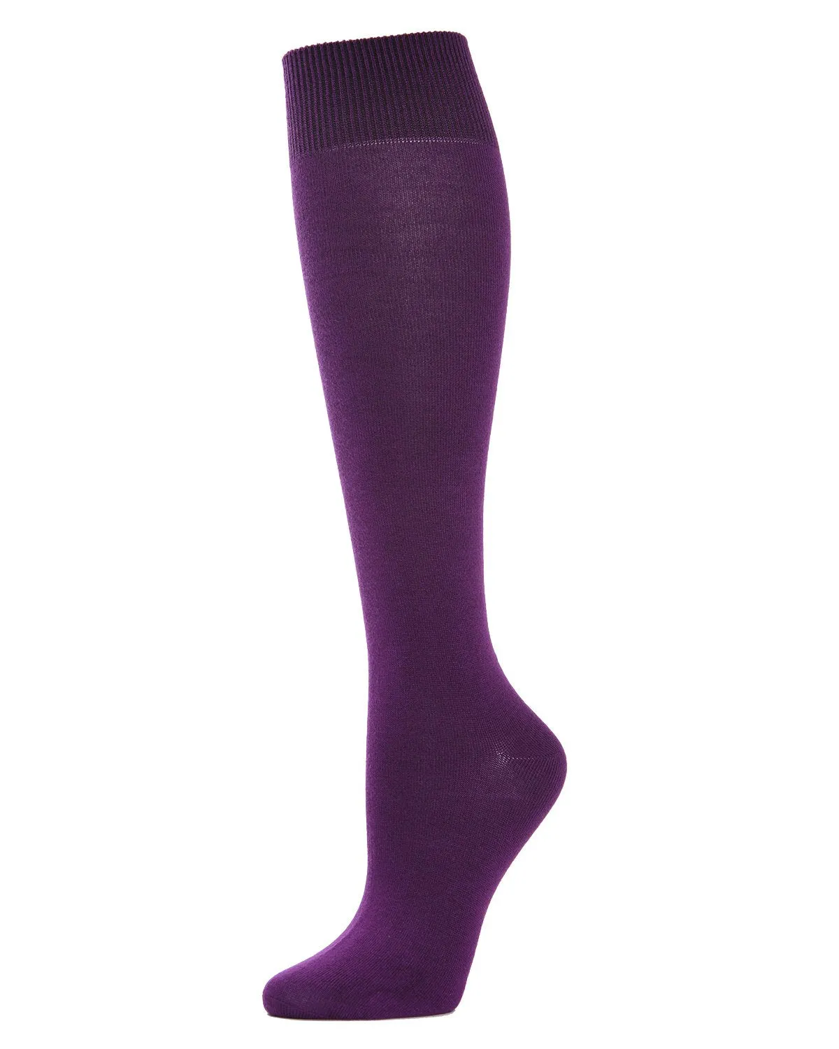 Women's Natural Bamboo Blend Solid Knit Knee High Socks sold by MeMoi product image thumbnail 4