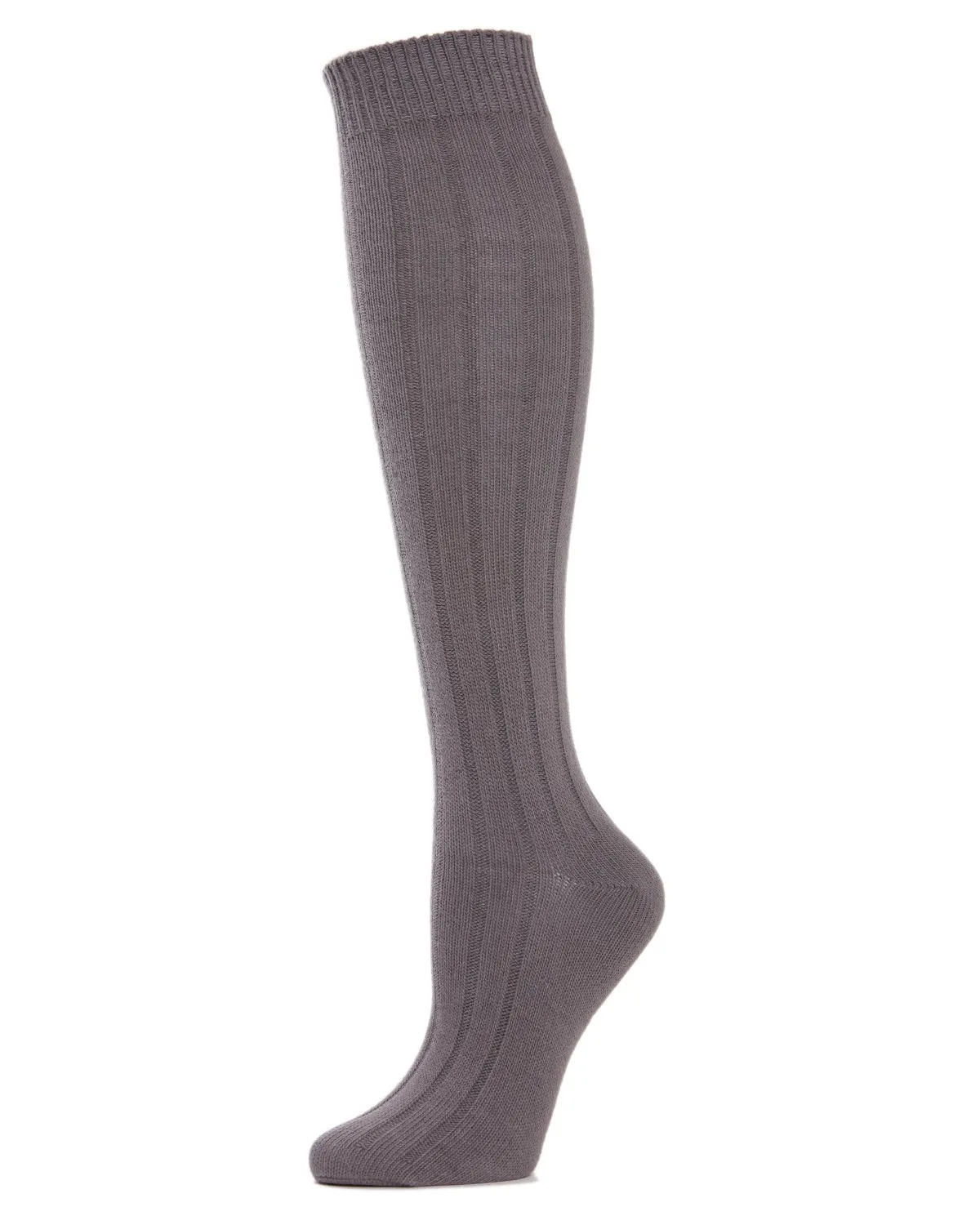 Ribbed Cotton Blend Knee High Socks sold by MeMoi product image thumbnail 3
