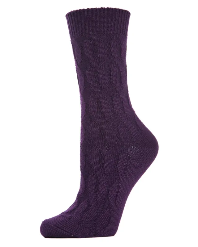 Women's Neutral Twisted Knit Essential Boot Socks sold by MeMoi