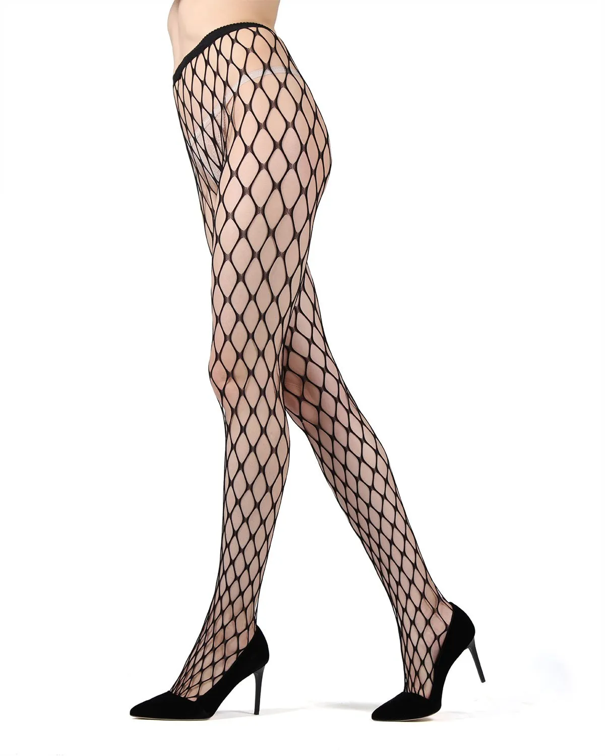 Women's Flirty Maxi Fishnet Nylon Tights sold by MeMoi product image thumbnail 2