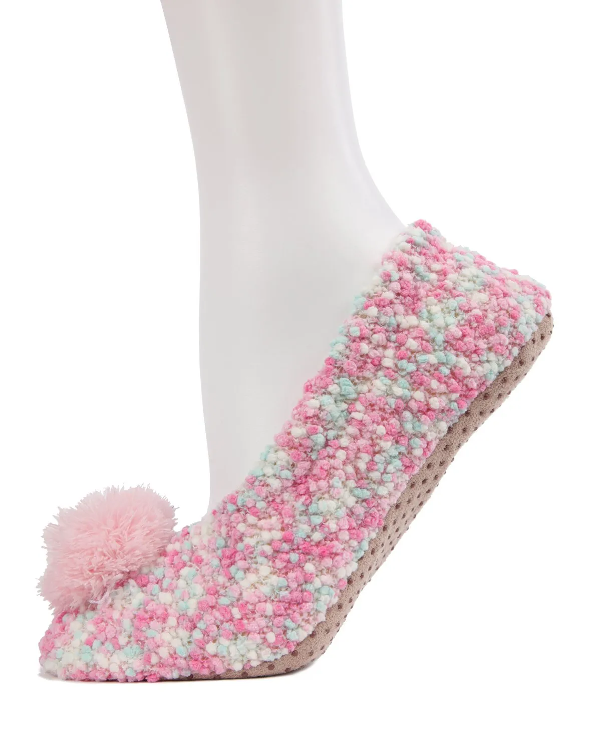Popcorn Pom-Pom Non-Slip Slippers sold by MeMoi product image thumbnail 2