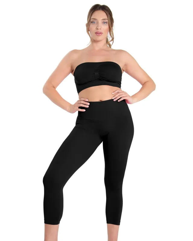 Women's High-Waist Control Seamless Shapewear Leggings sold by MeMoi
