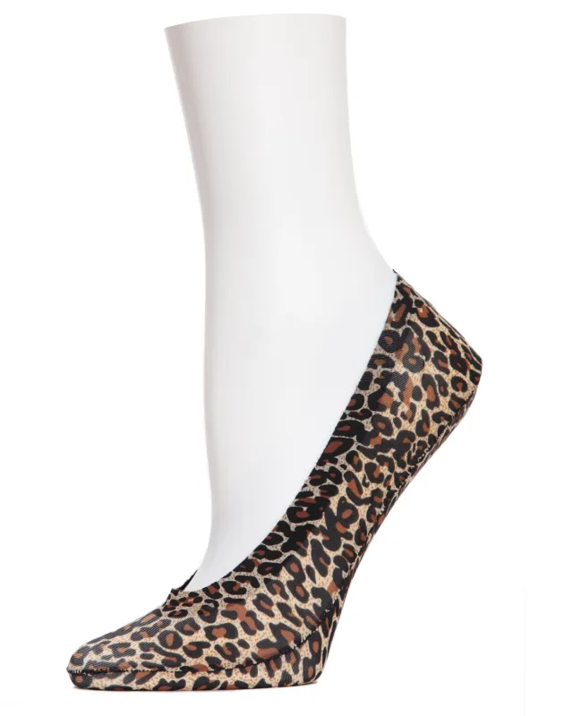 Leopard Print No-Show Liner Socks sold by MeMoi