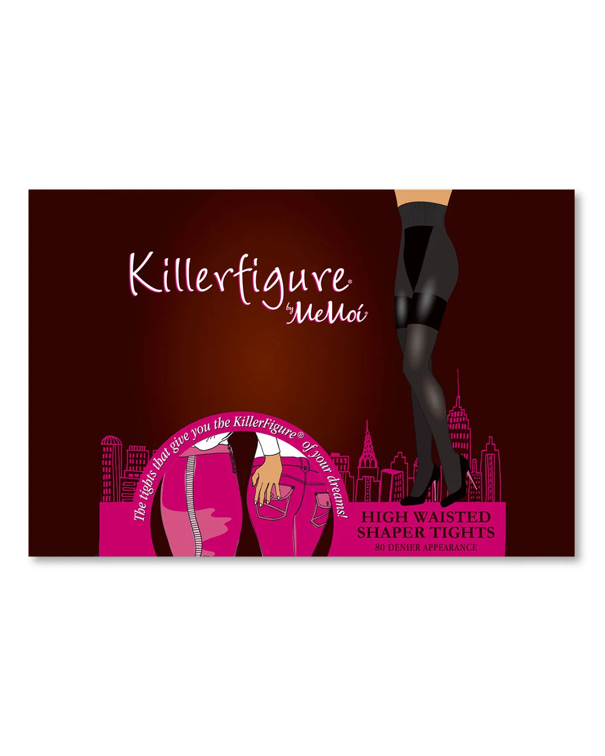 KillerFigure Control Top Shaping Tights sold by MeMoi product image thumbnail 4