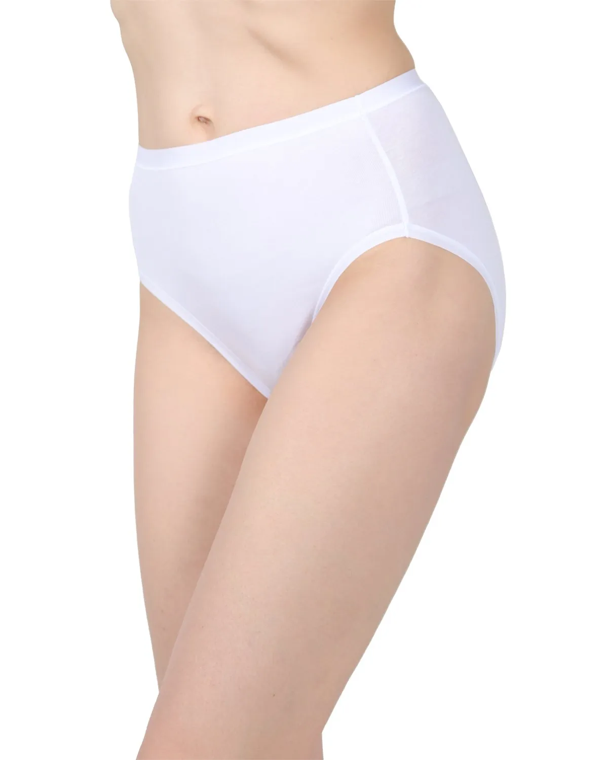 Ladies Combed Cotton Basic Brief Underwear 3-Pack sold by MeMoi product image thumbnail 5