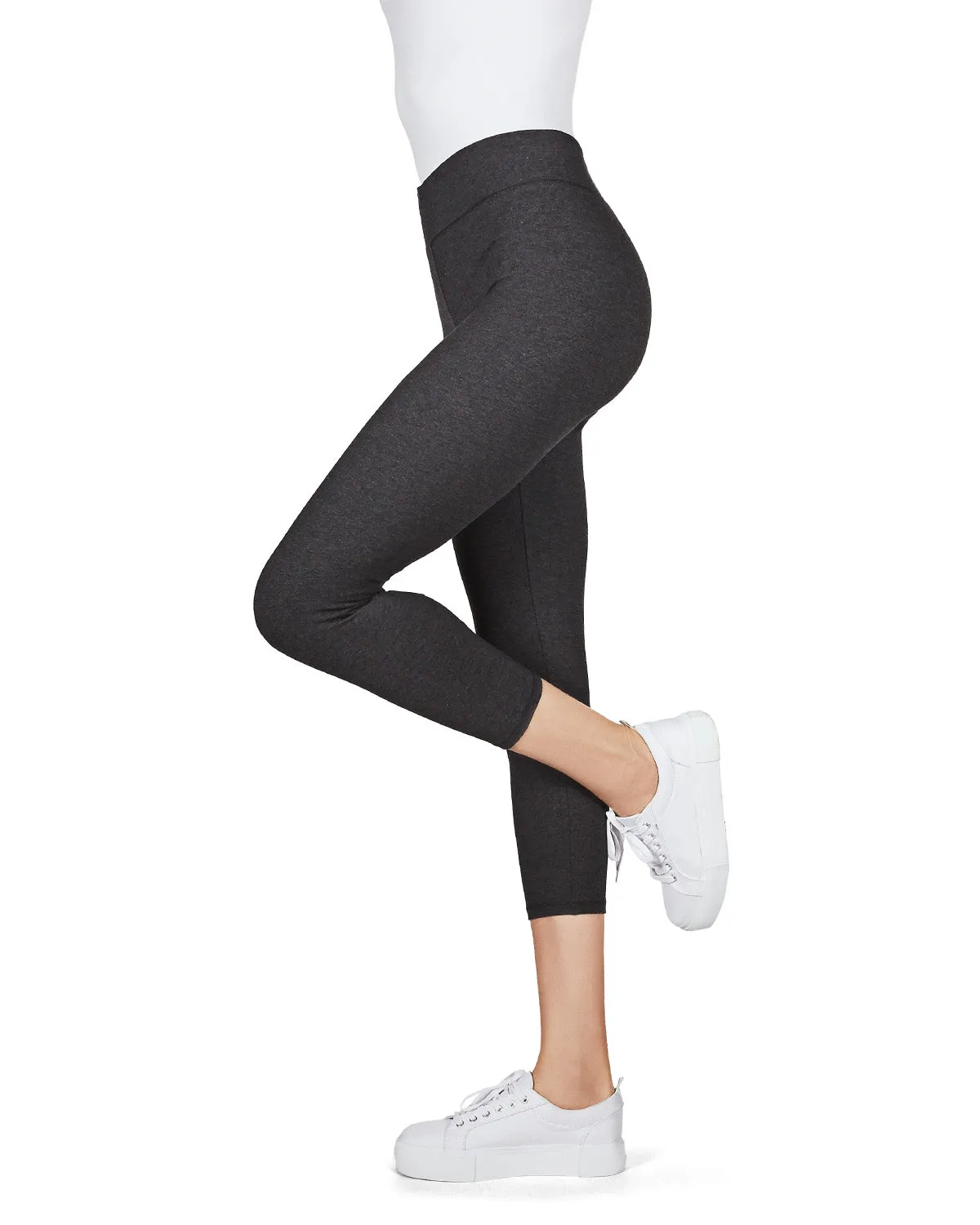 Women's Comfort Cotton Capri Lightweight Leggings sold by MeMoi product image thumbnail 5