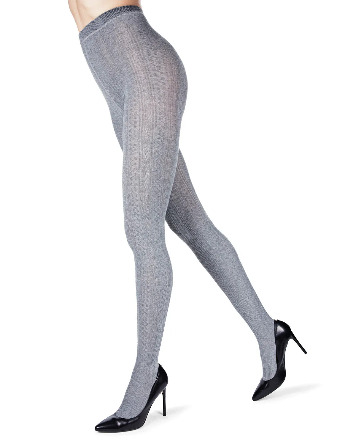 Toronto Cable Sweater Cotton Blend Tights sold by MeMoi product image thumbnail 5