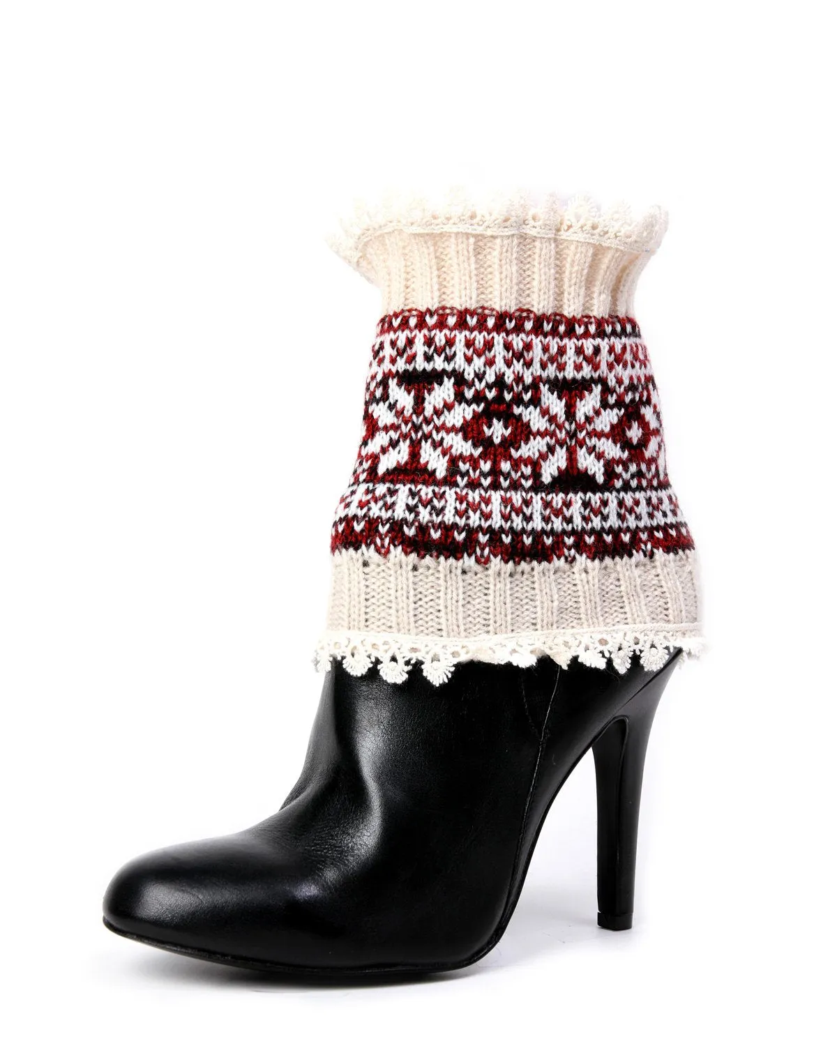 Prancer Fairisle Boot Toppers sold by MeMoi product image thumbnail 2