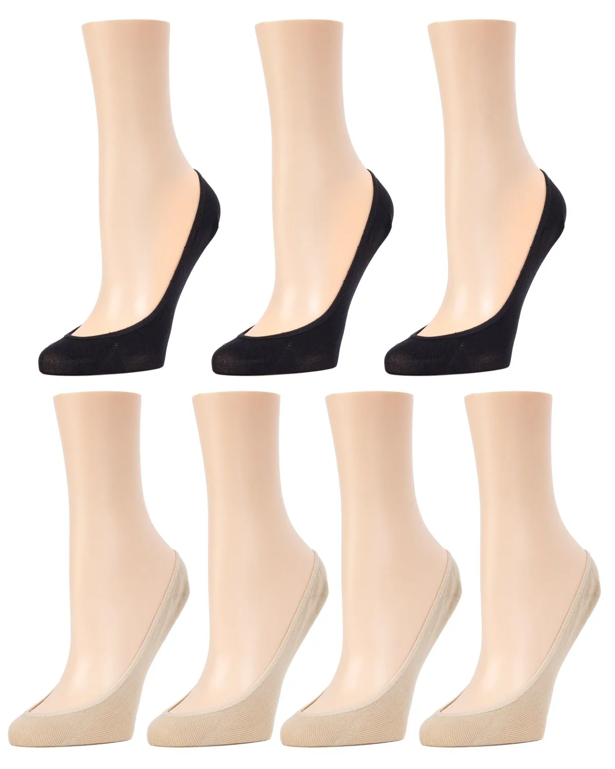 No-Show Micro Shoe Liners 7-Pack sold by MeMoi