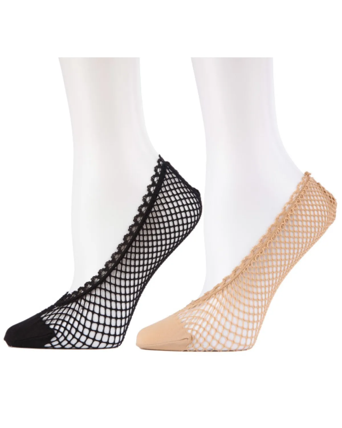 Knit Net Fishnet Sock Liners 2 Pack sold by MeMoi
