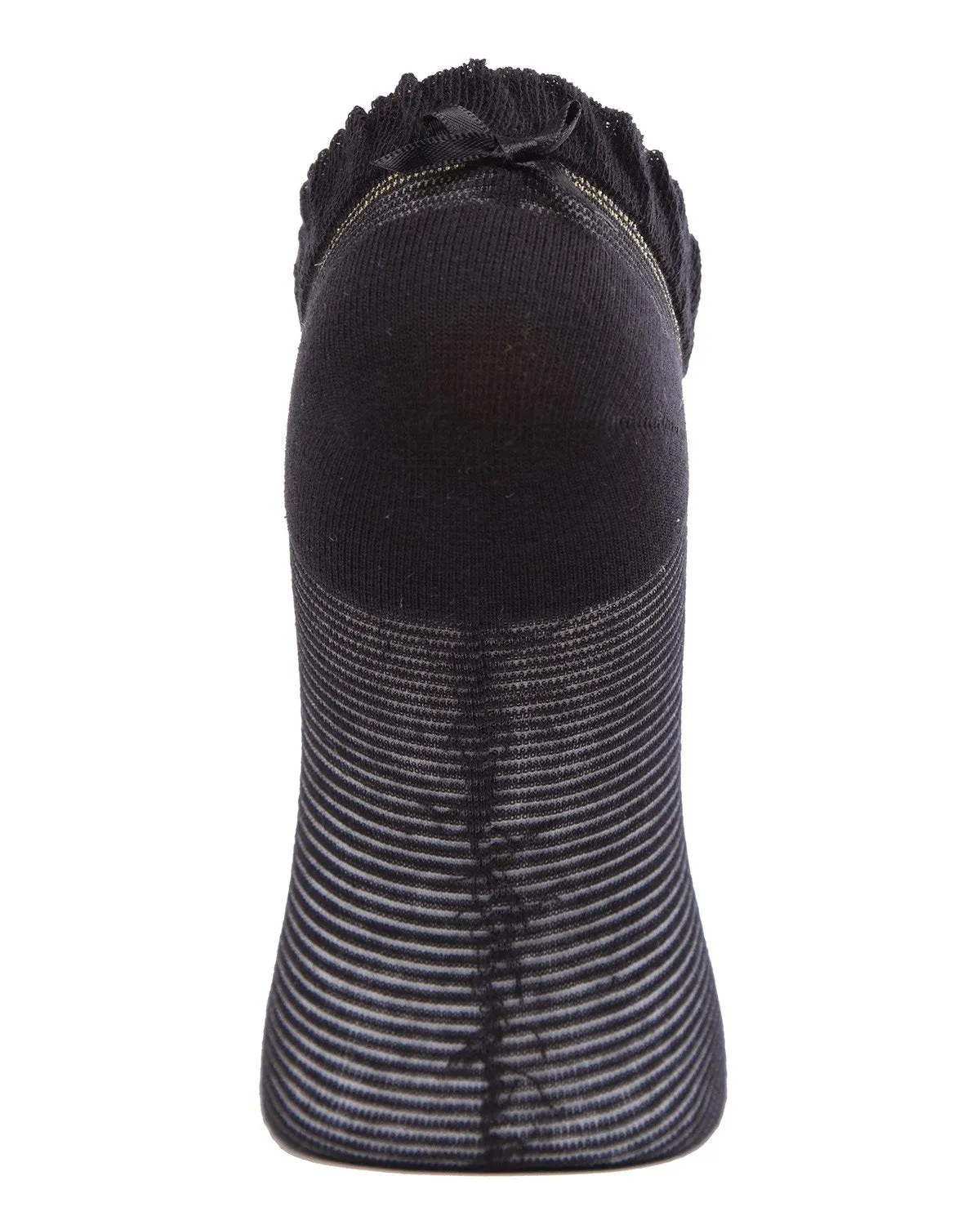 Striped Semi-sheer Women's Low Cut No Show Socks sold by MeMoi product image thumbnail 2