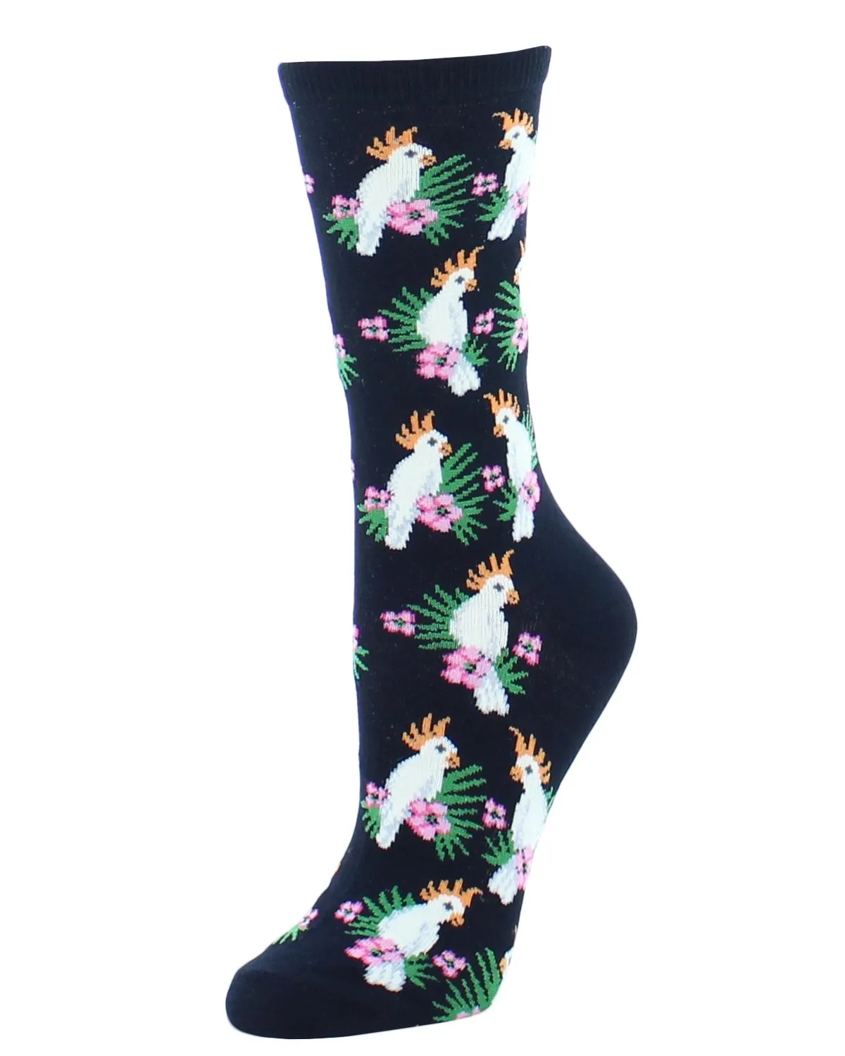 Cockatoo Bamboo Blend Crew Socks sold by MeMoi product image thumbnail 2