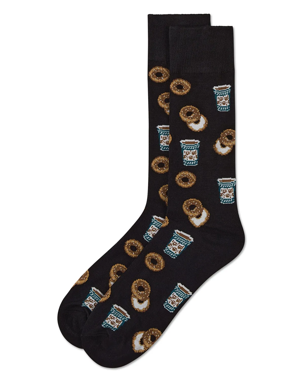 Men's Bagel Shop Bamboo Blend Men's Crew Socks sold by MeMoi product image thumbnail 4