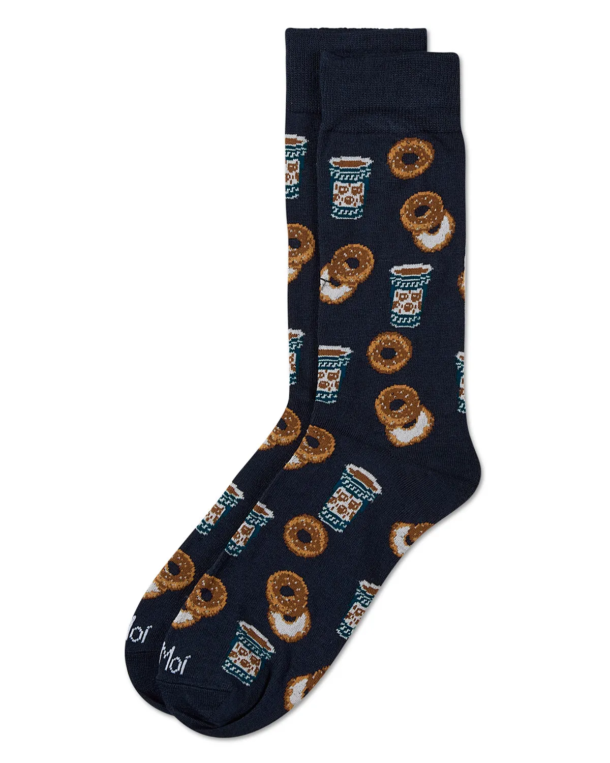 Men's Bagel Shop Bamboo Blend Men's Crew Socks sold by MeMoi product image thumbnail 5